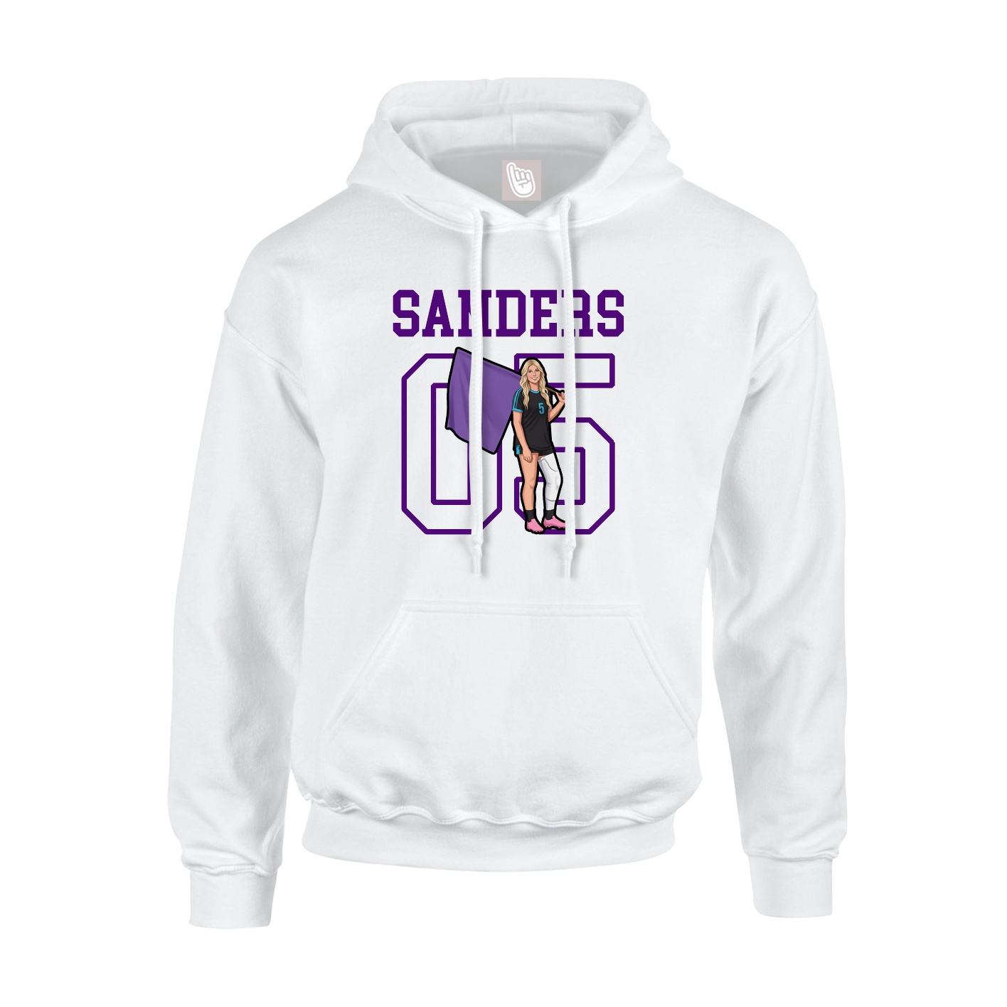 Youth Hoodie — Shirsey in White