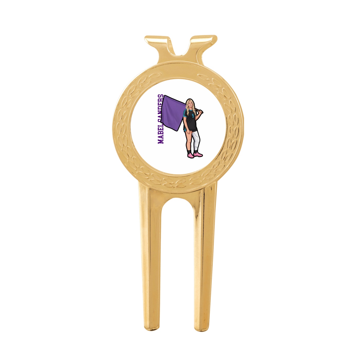 Divot Tool with Ball Marker — Name Vertical in Classic