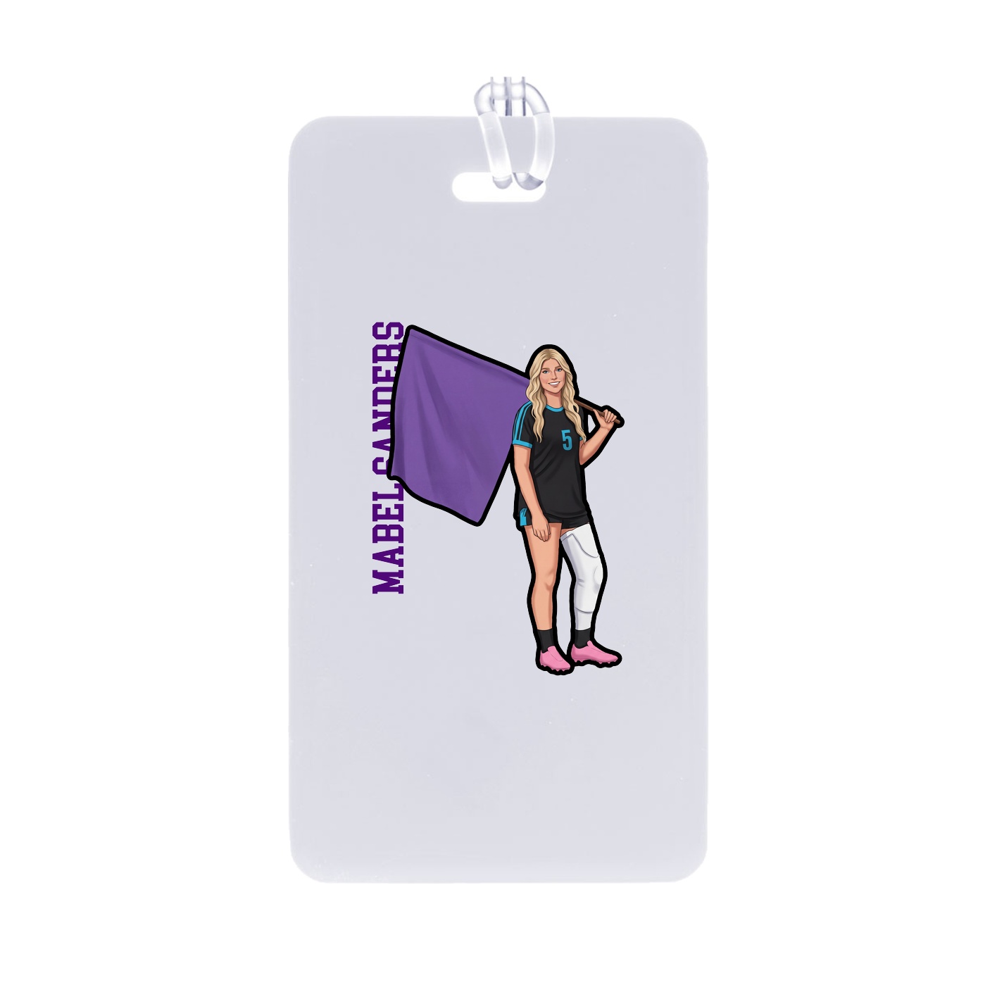 Bag Tag — Name Vertical in Classic