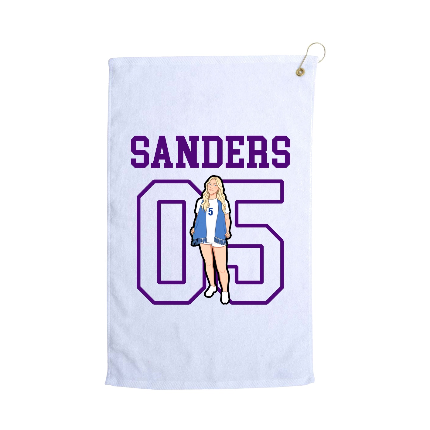 Golf Towel — Shirsey in White