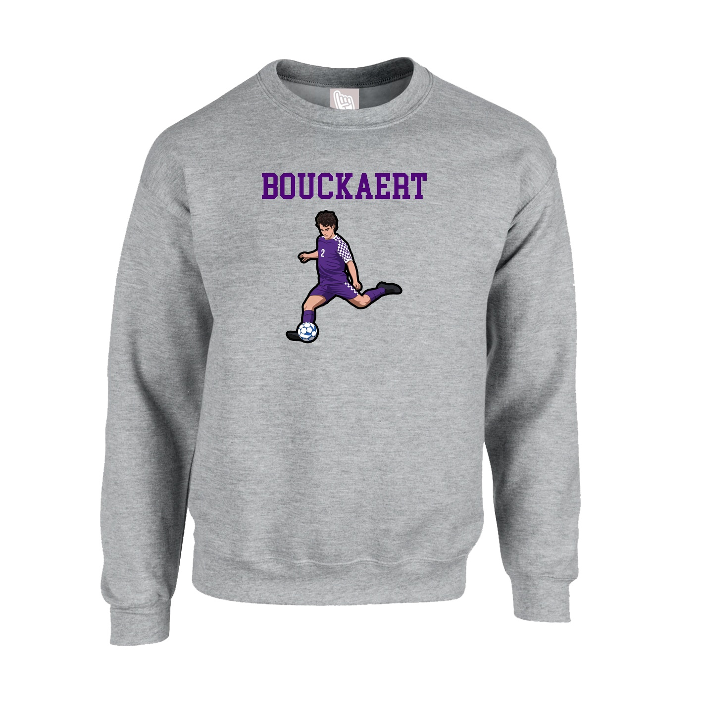 Fleece Crew — Shirsey in Grey