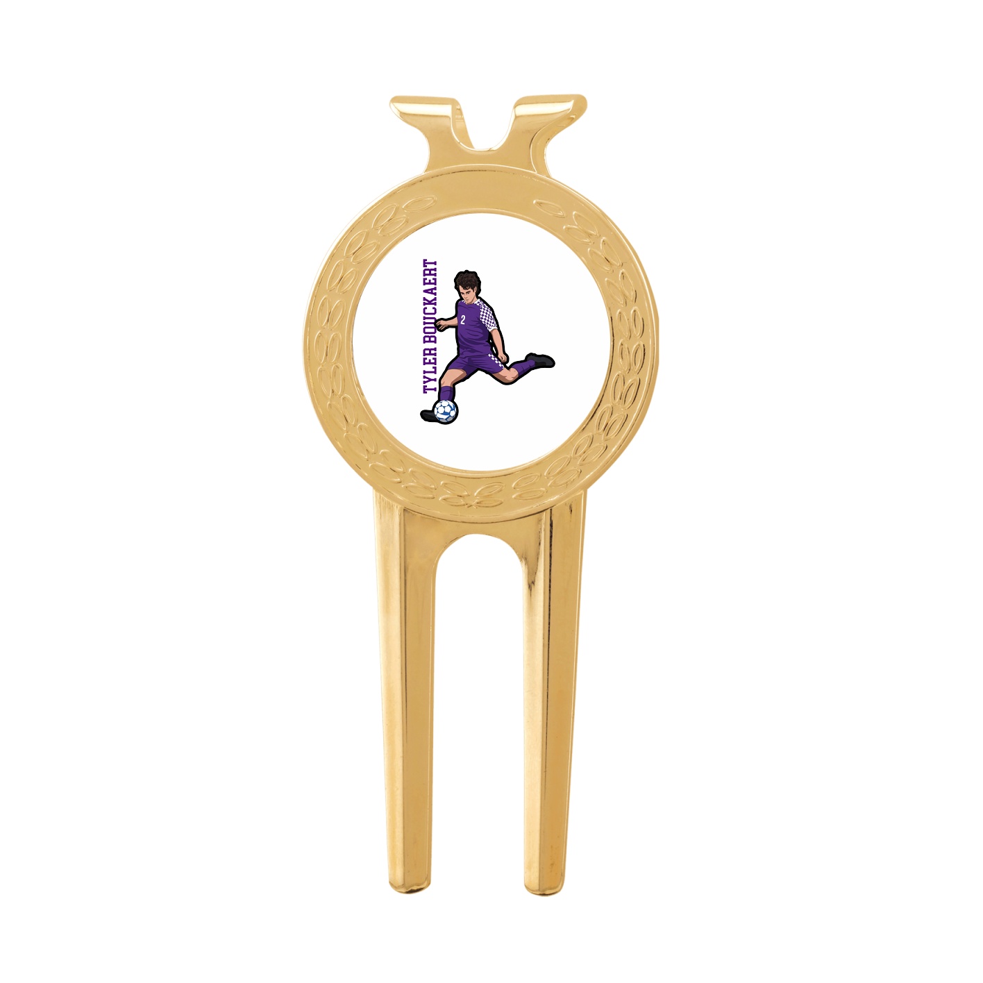 Divot Tool with Ball Marker — Name Vertical in Classic