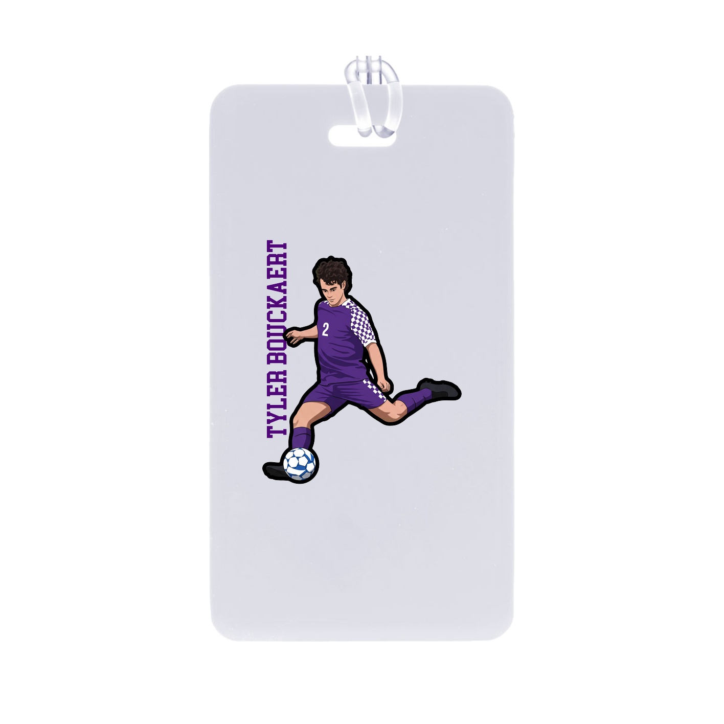 Bag Tag — Name Vertical in Classic