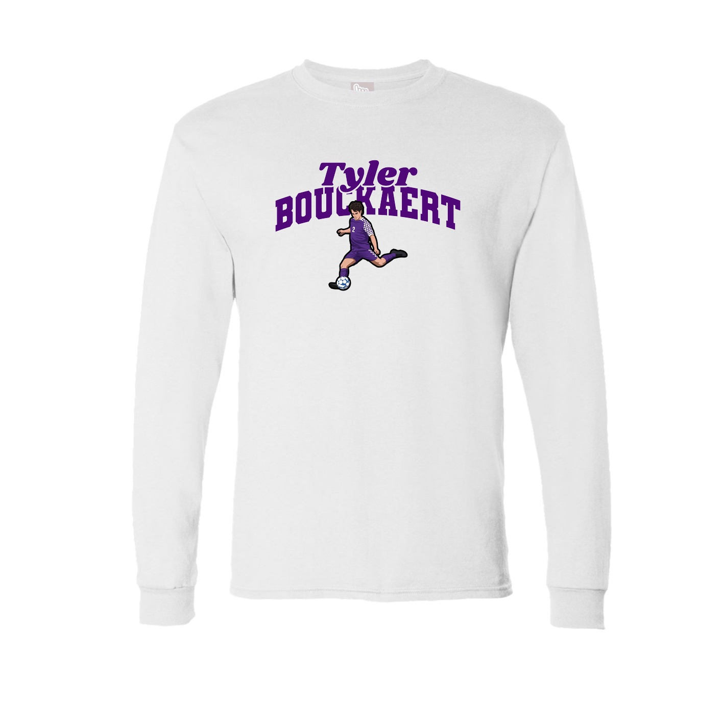 Long Sleeve Tee — Signature Arch in White