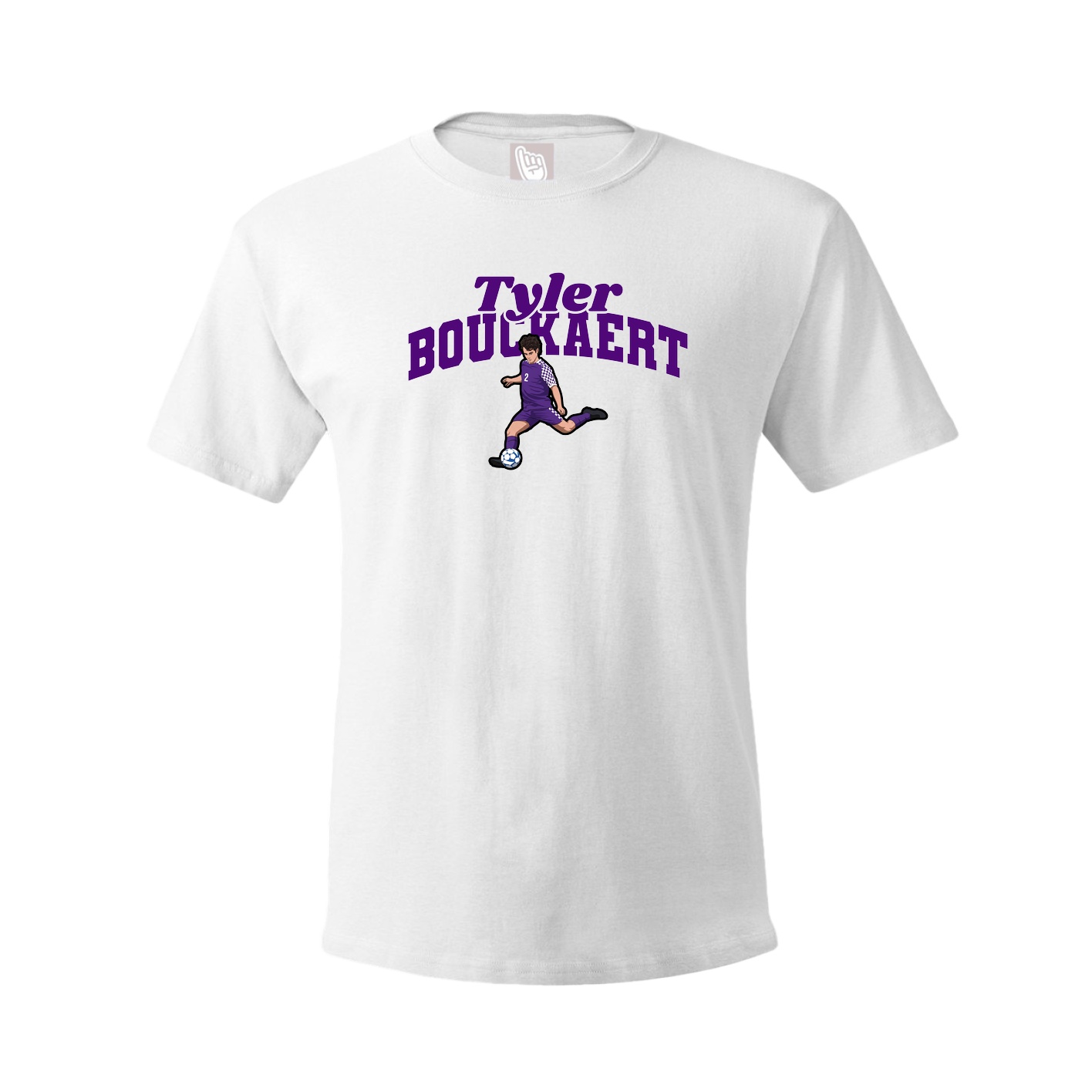 Youth Tee — Signature Arch in White