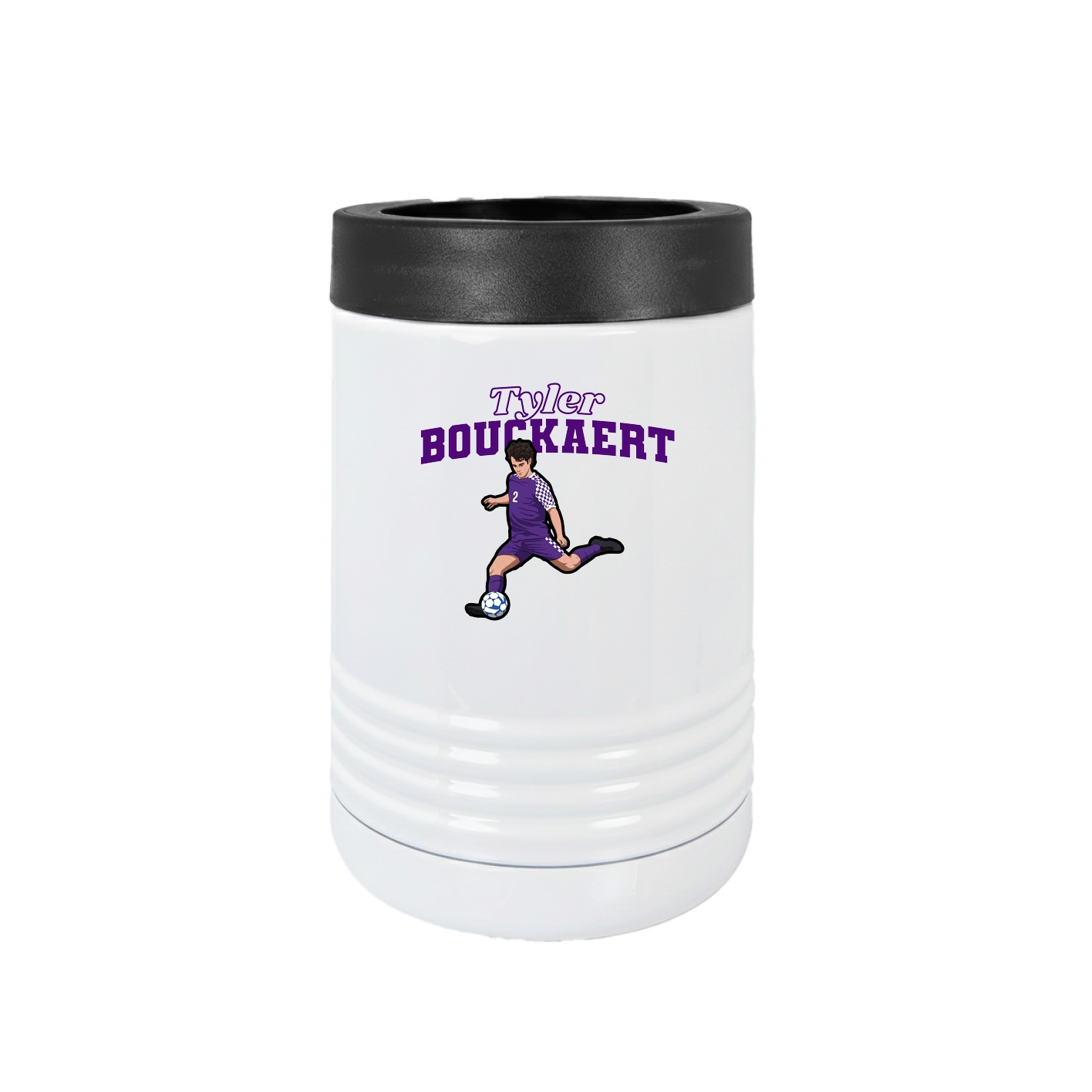 Beverage Holder — Name Arch in White