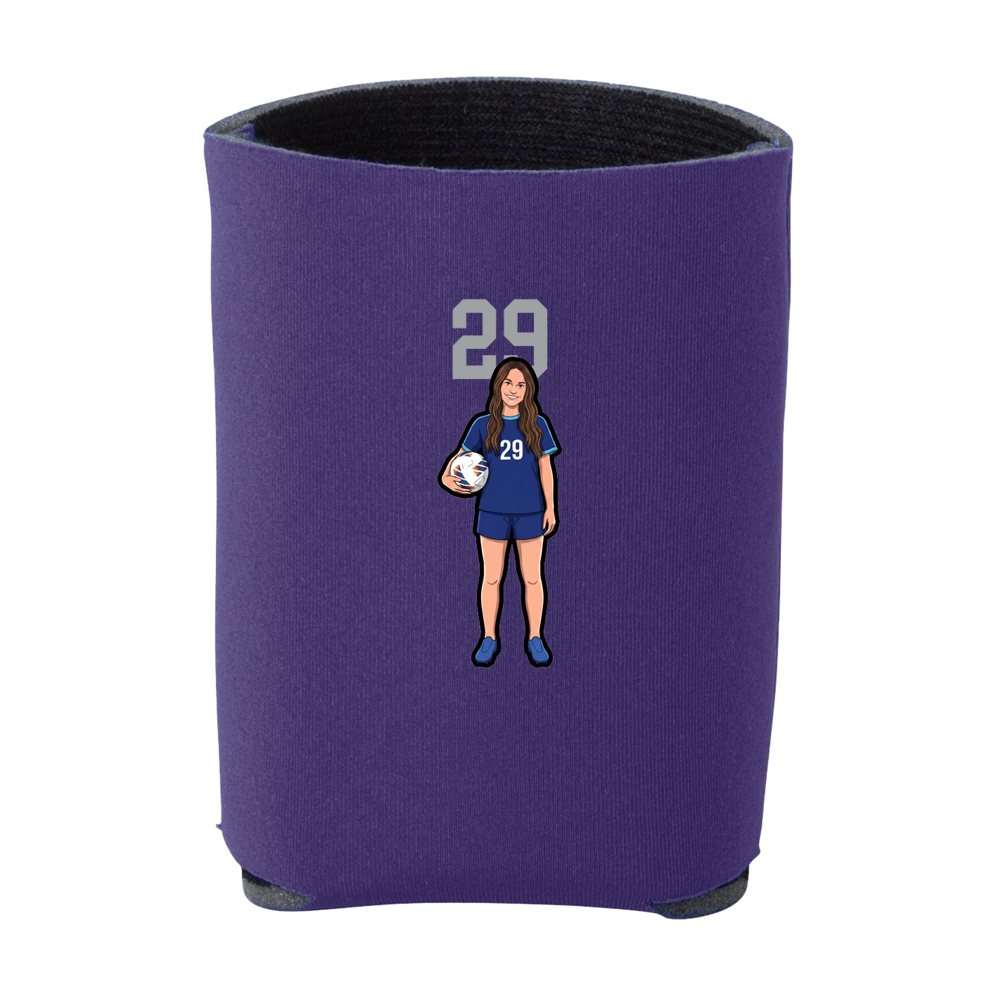 Can Holder — Number Top in Purple