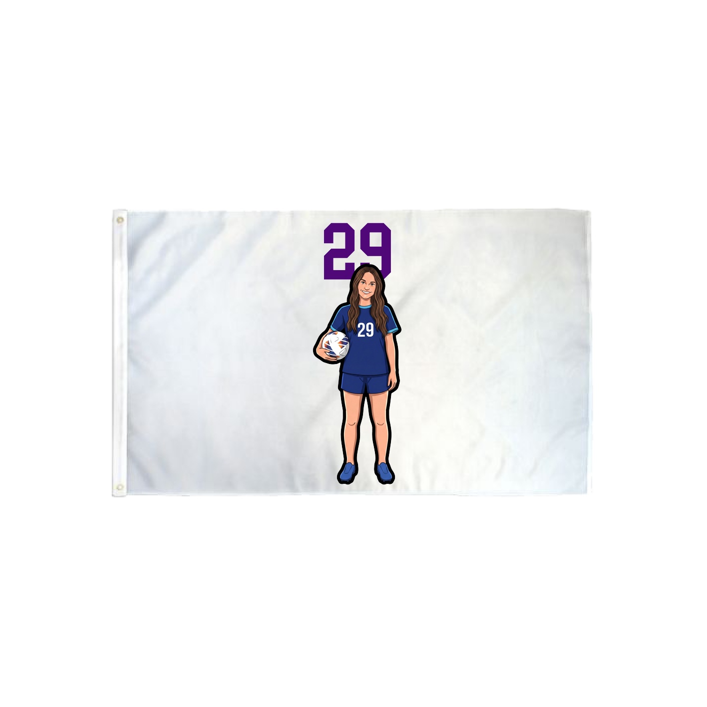 3x5 Flag — Number Top in Classic