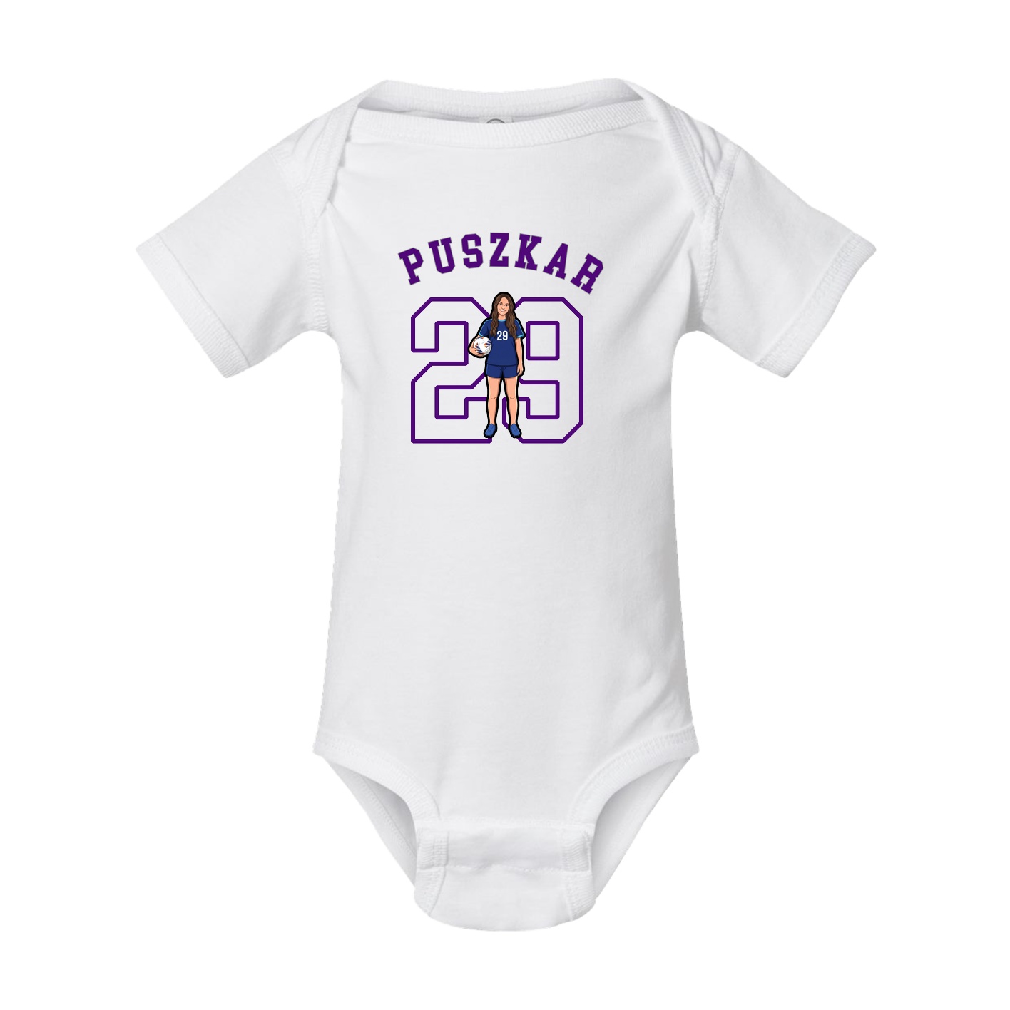 Baby Onesie — Shirsey Arch in White