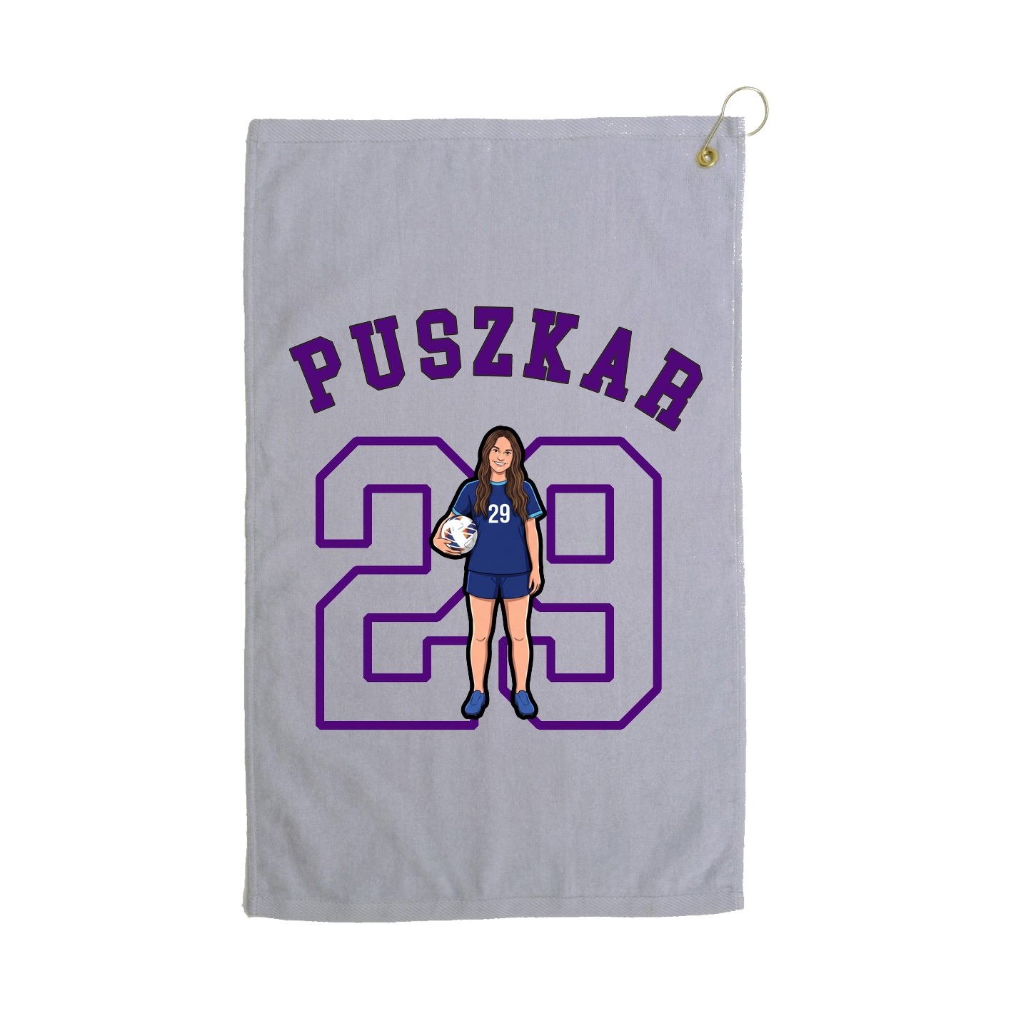 Golf Towel — Shirsey Arch in Grey