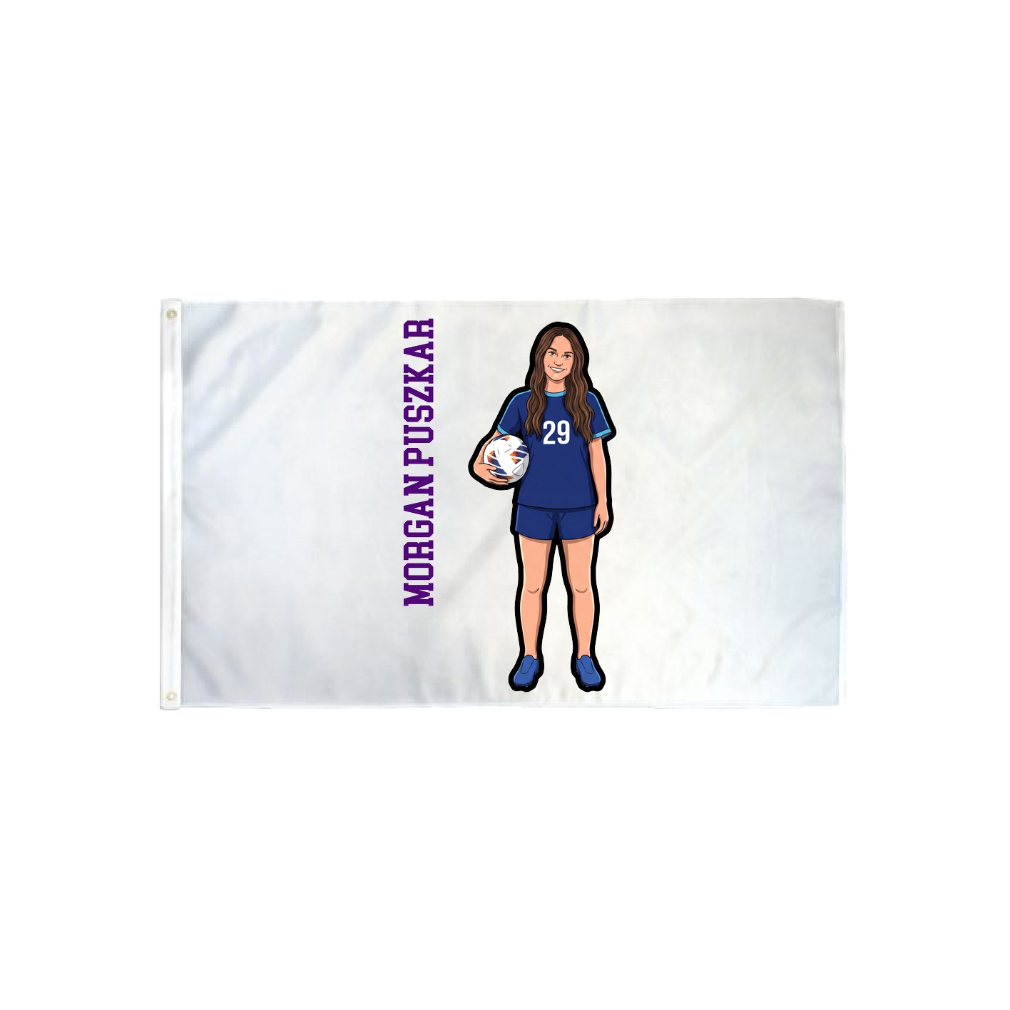 3x5 Flag — Name Vertical in Classic