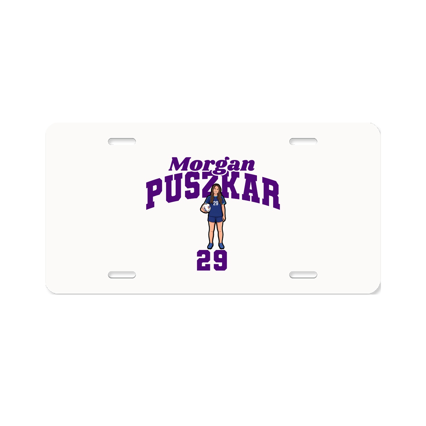 License Plate — Signature Arch in Classic