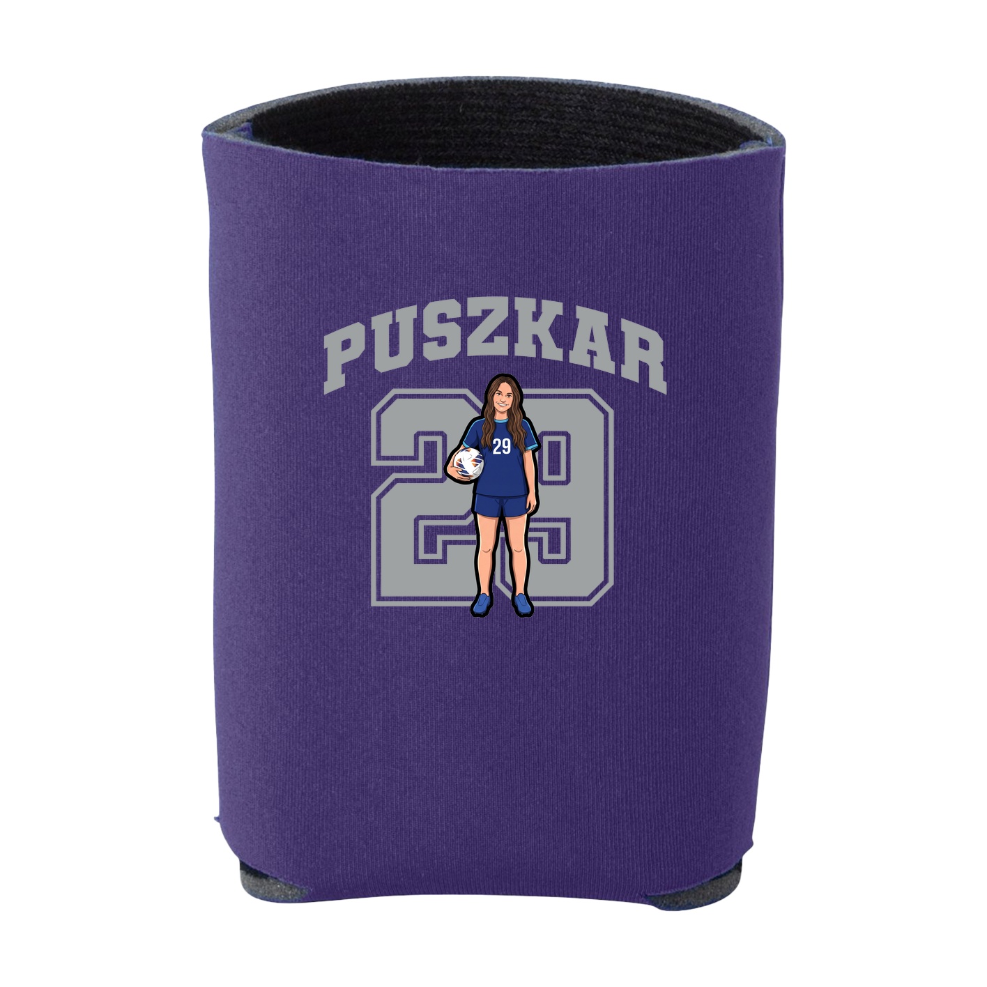 Can Holder — Number in Purple