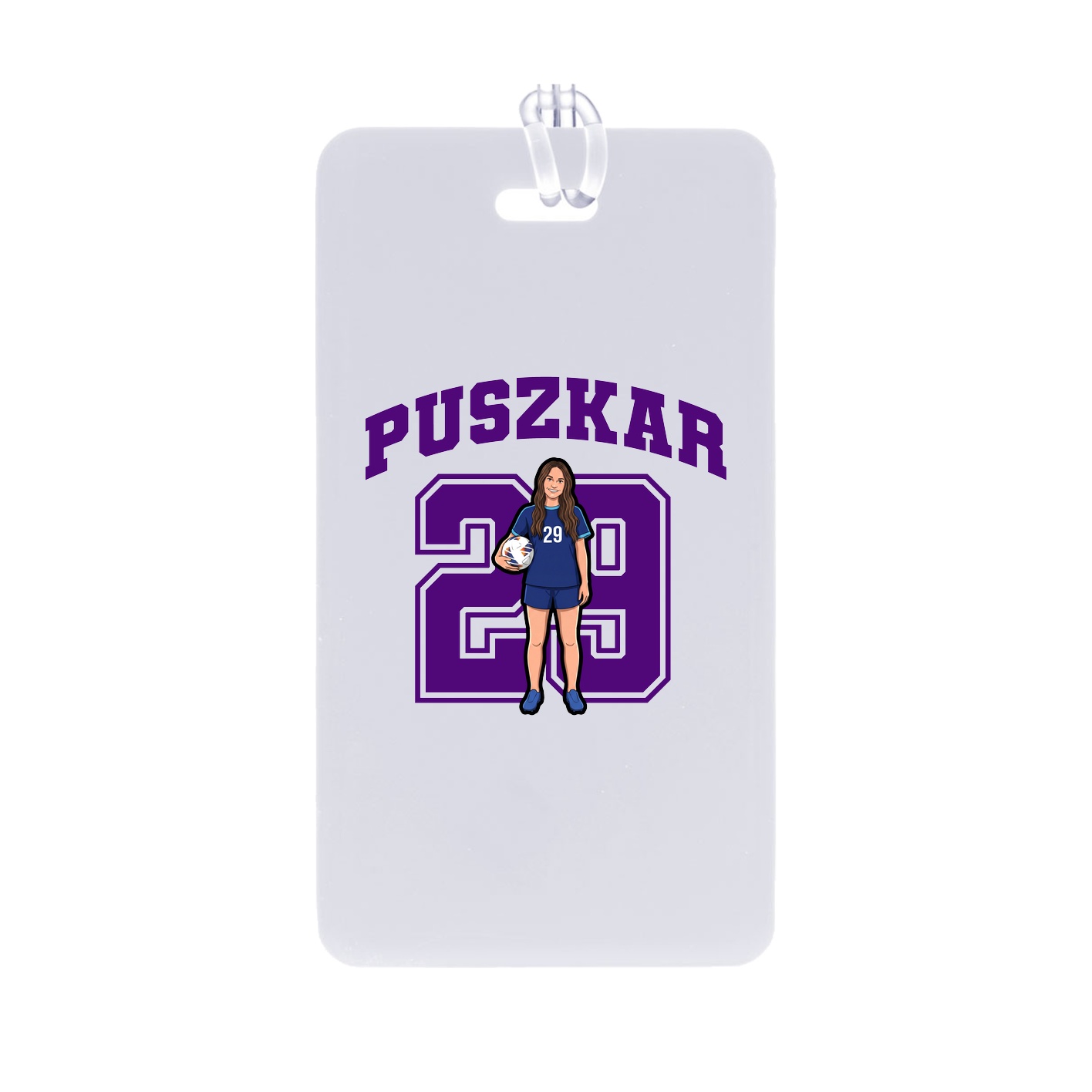 Bag Tag — Number in Classic