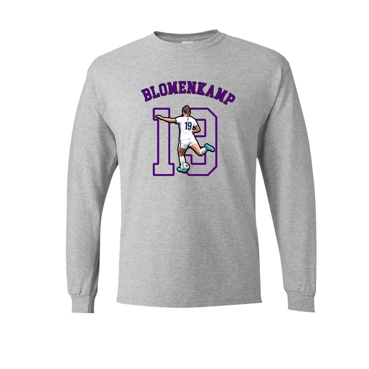 Long Sleeve Tee — Shirsey Arch in Grey