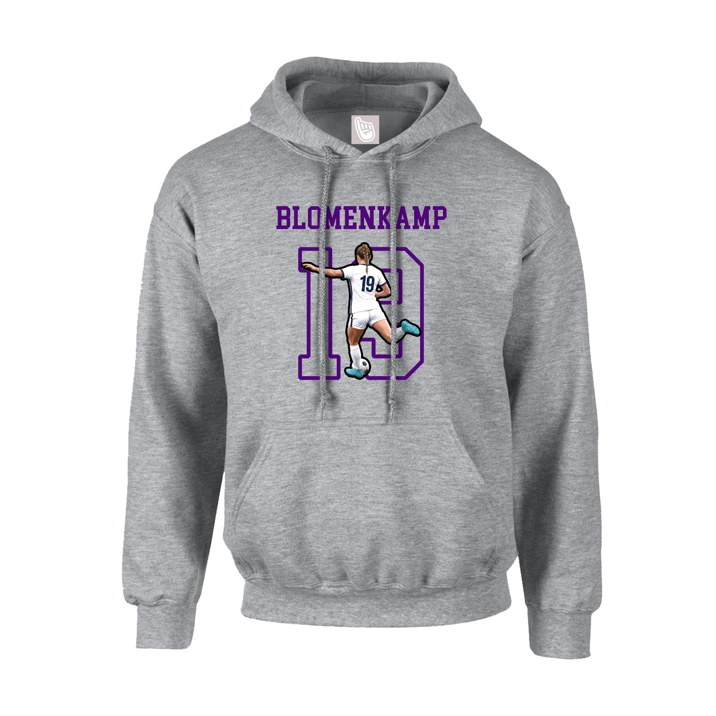 Hoodie — Shirsey in Grey