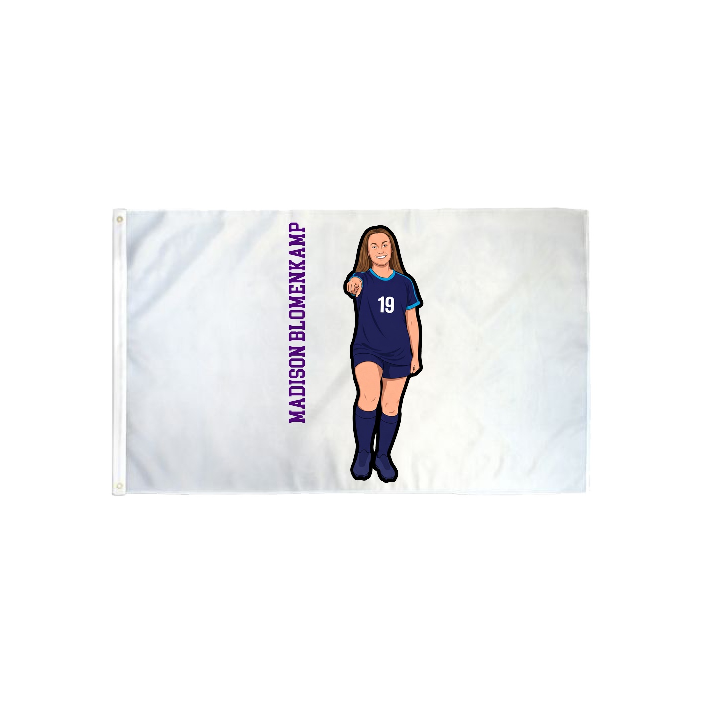 3x5 Flag — Name Vertical in Classic
