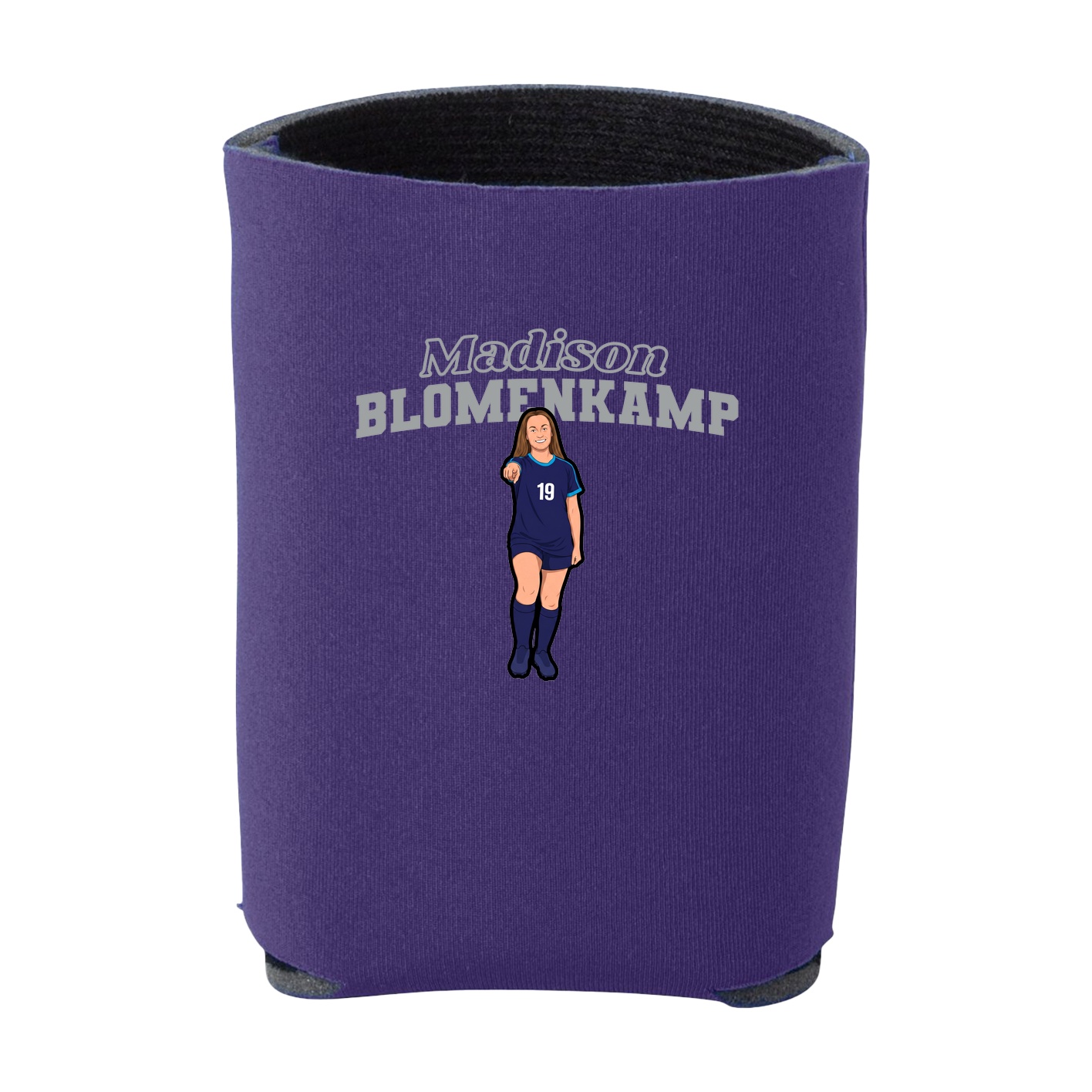 Can Holder — Name Arch in Purple