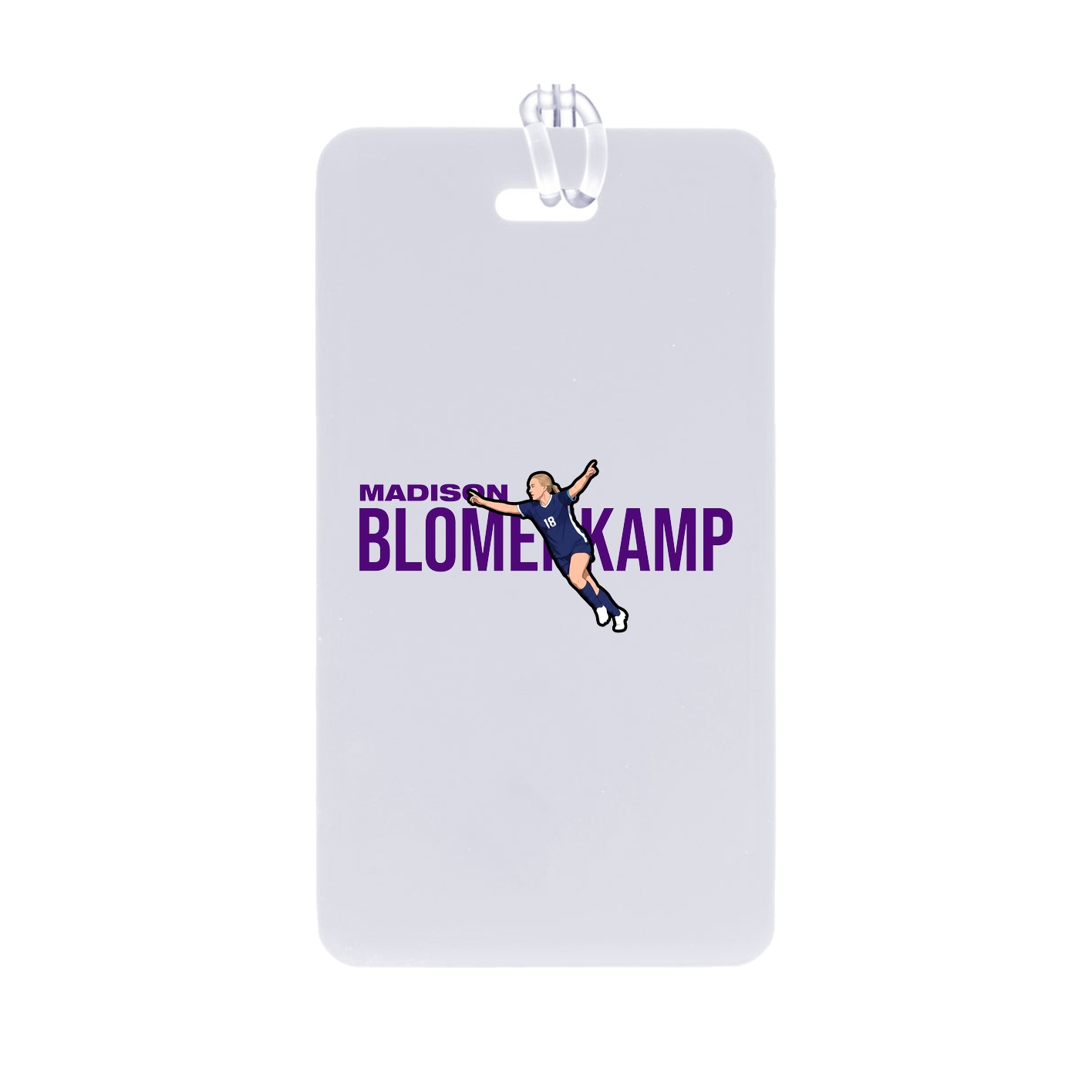 Bag Tag — Player Name in Classic