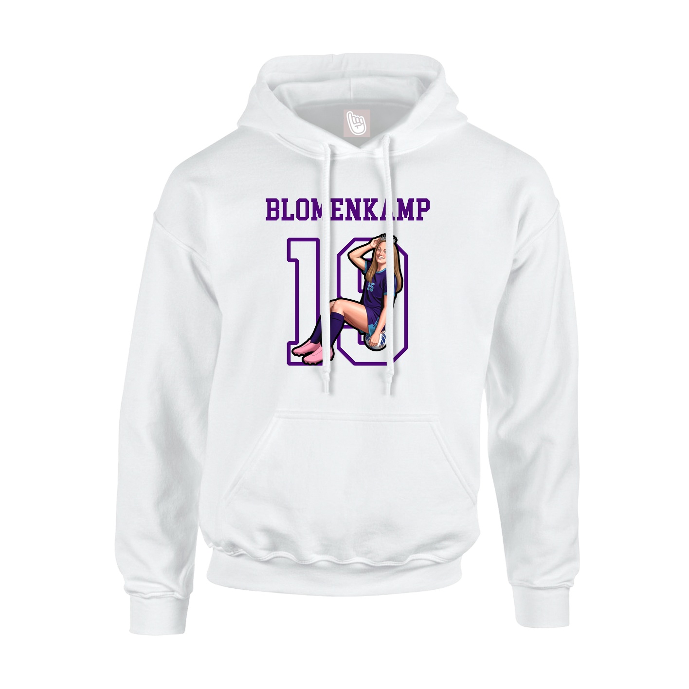 Hoodie — Shirsey in White
