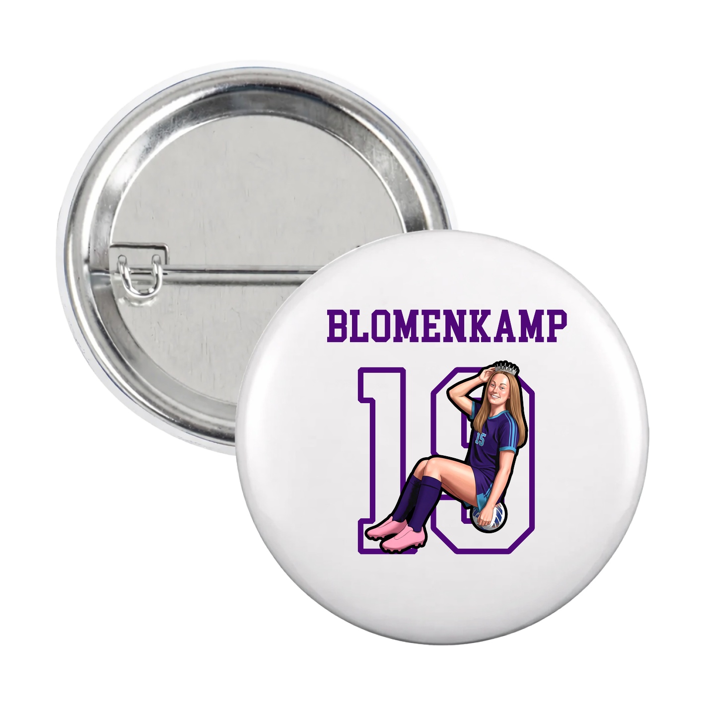 Game Day Button — Shirsey in White