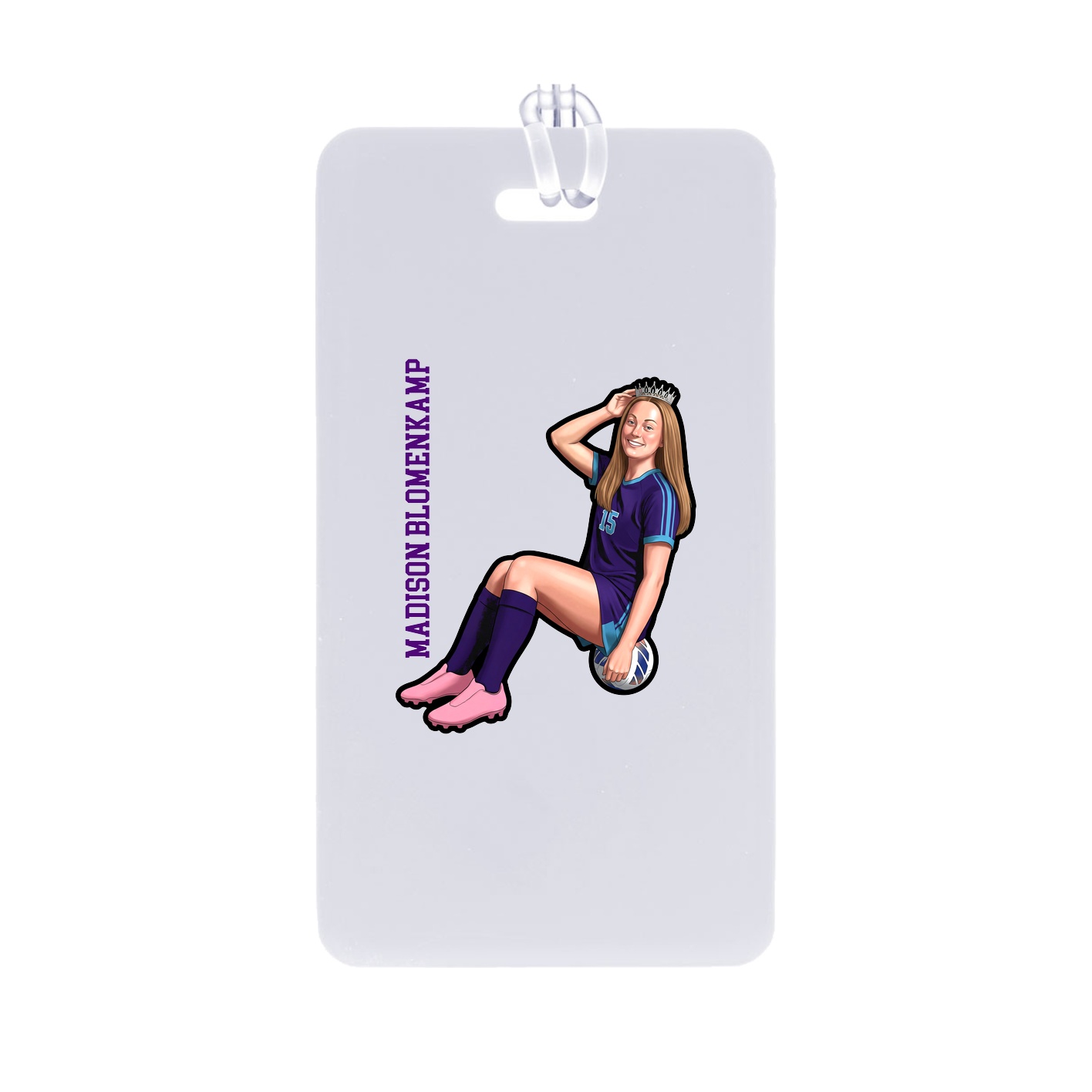 Bag Tag — Name Vertical in Classic