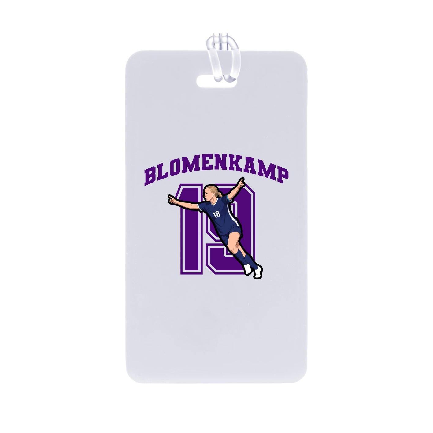 Bag Tag — Number in Classic