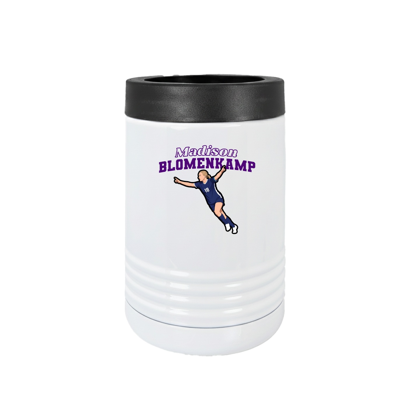 Beverage Holder — Name Arch in White