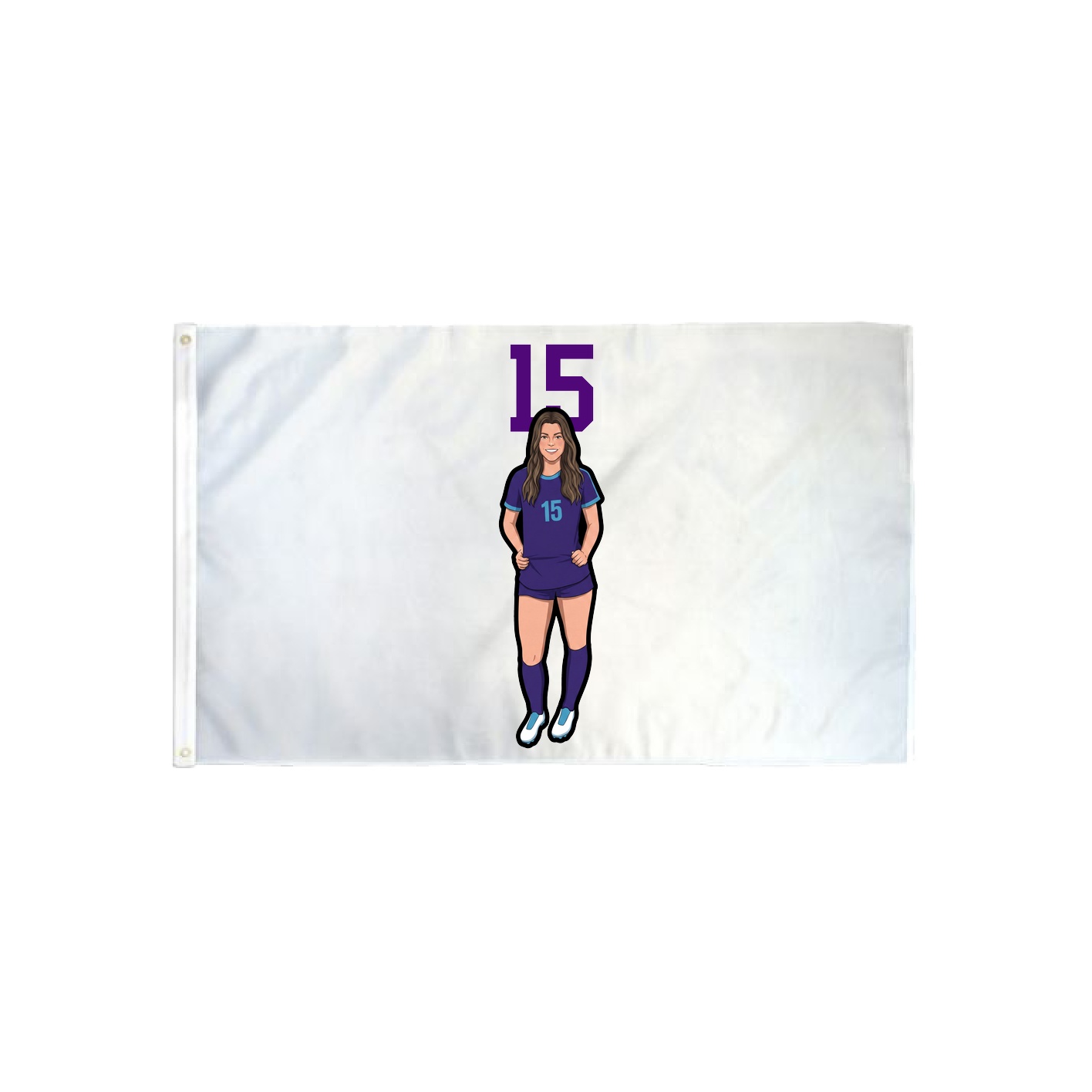 3x5 Flag — Number Top in Classic