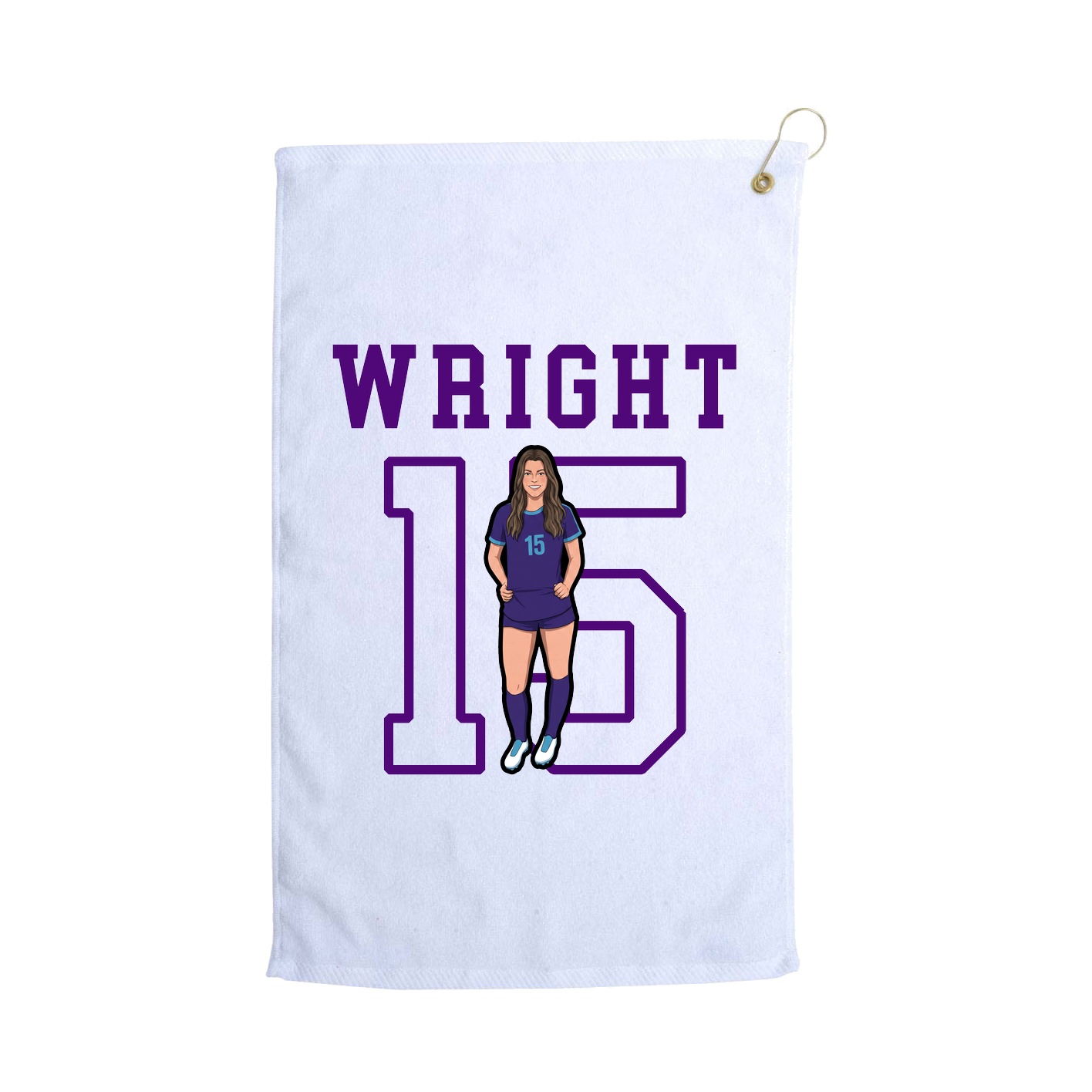 Golf Towel — Shirsey in White