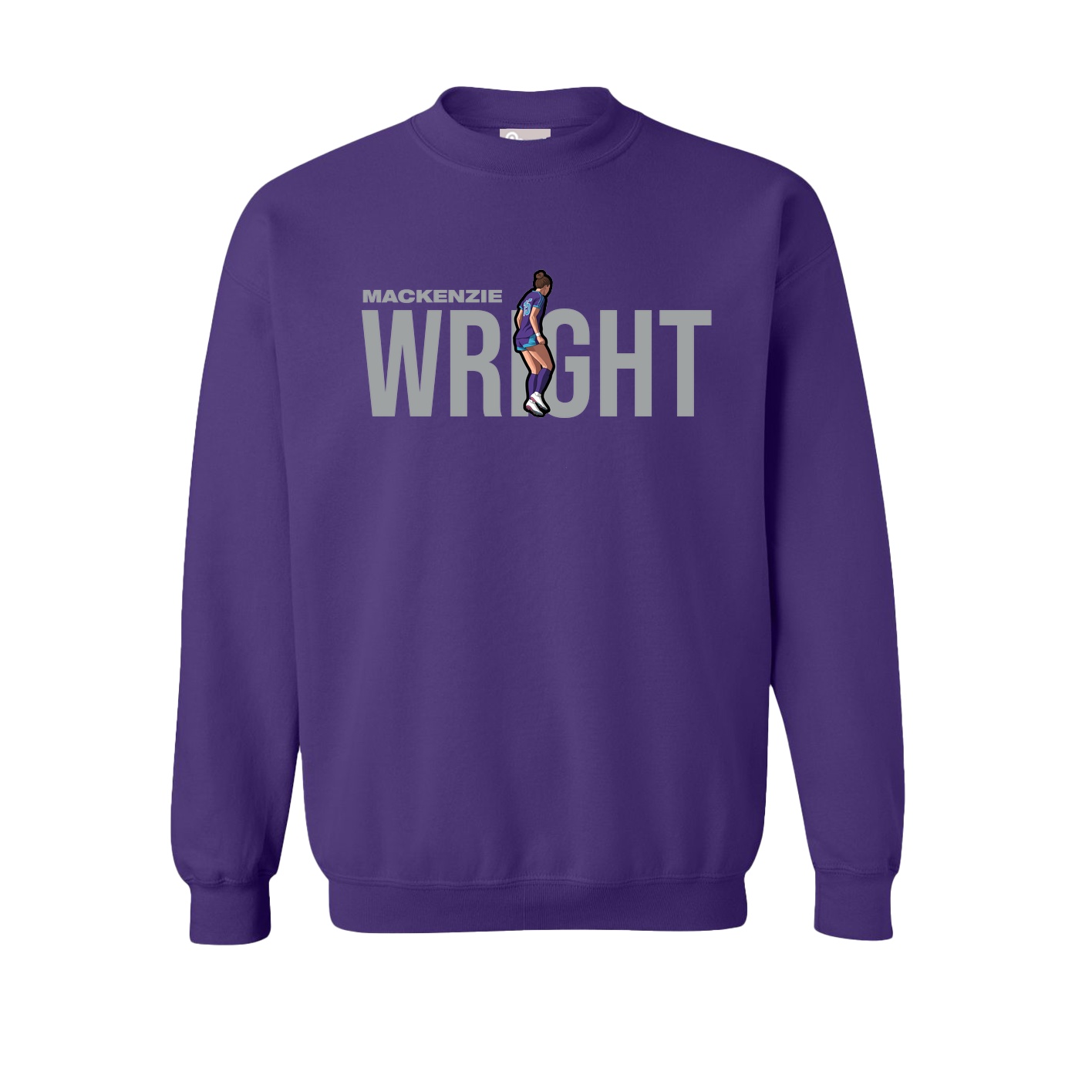 Fleece Crew — Player Name in Purple