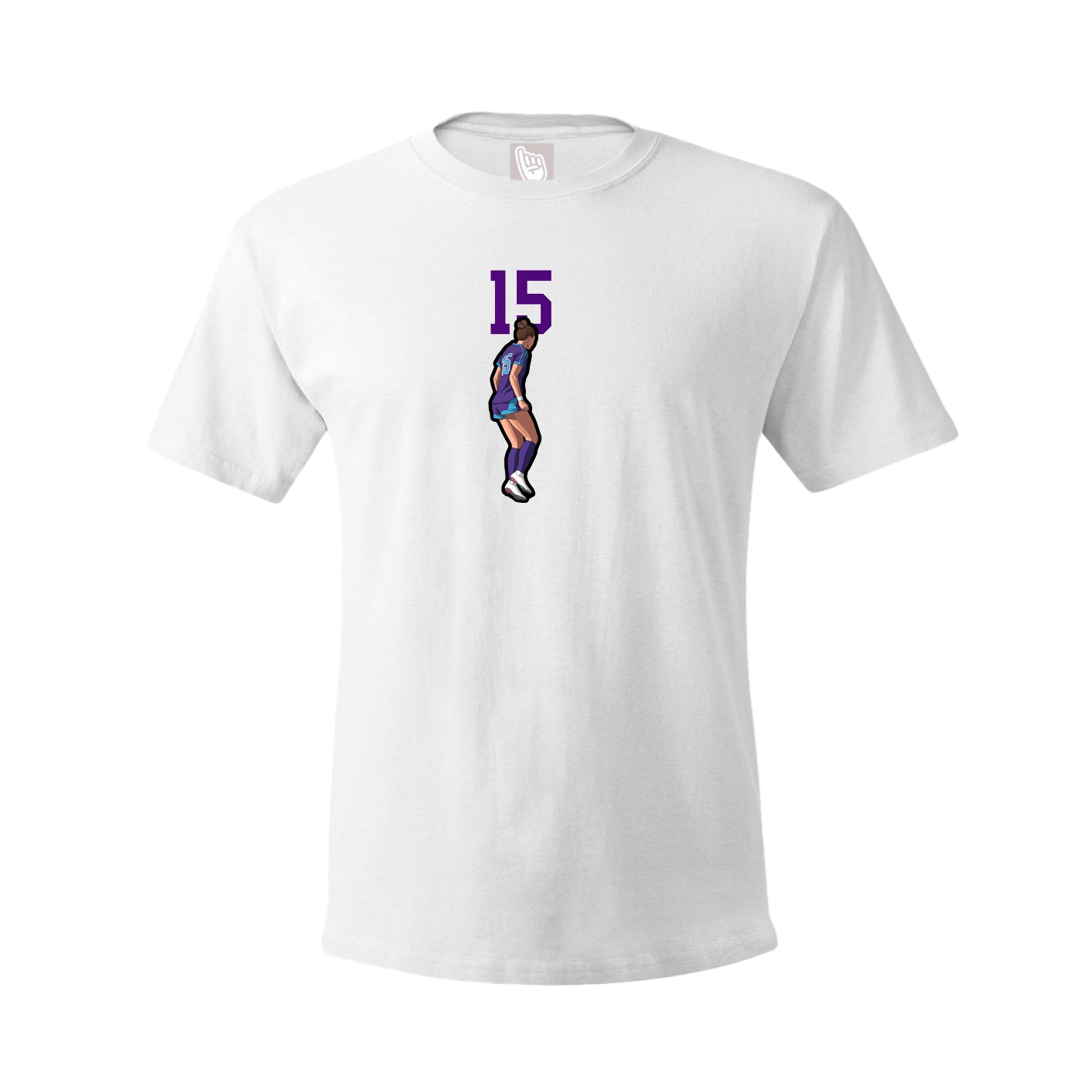 Tee — Number Top in White