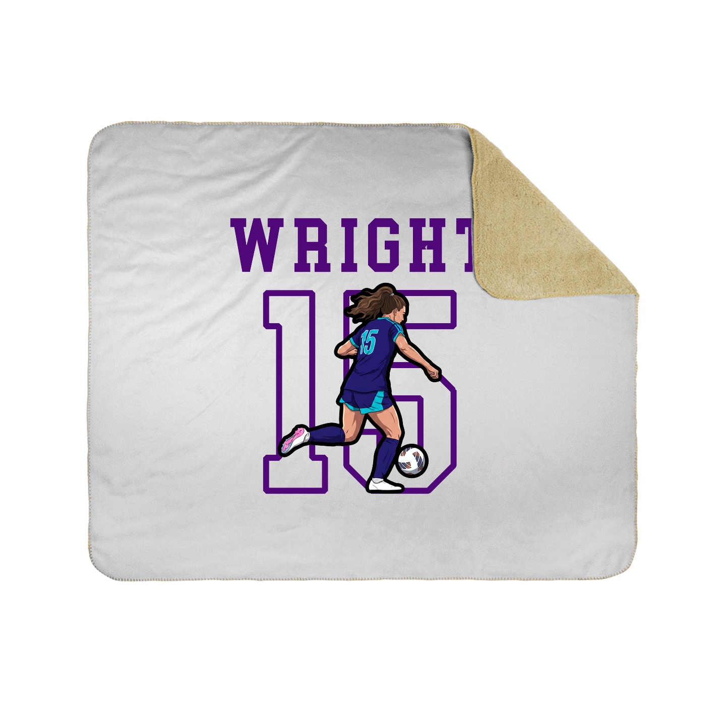 Throw Blanket — Shirsey in White