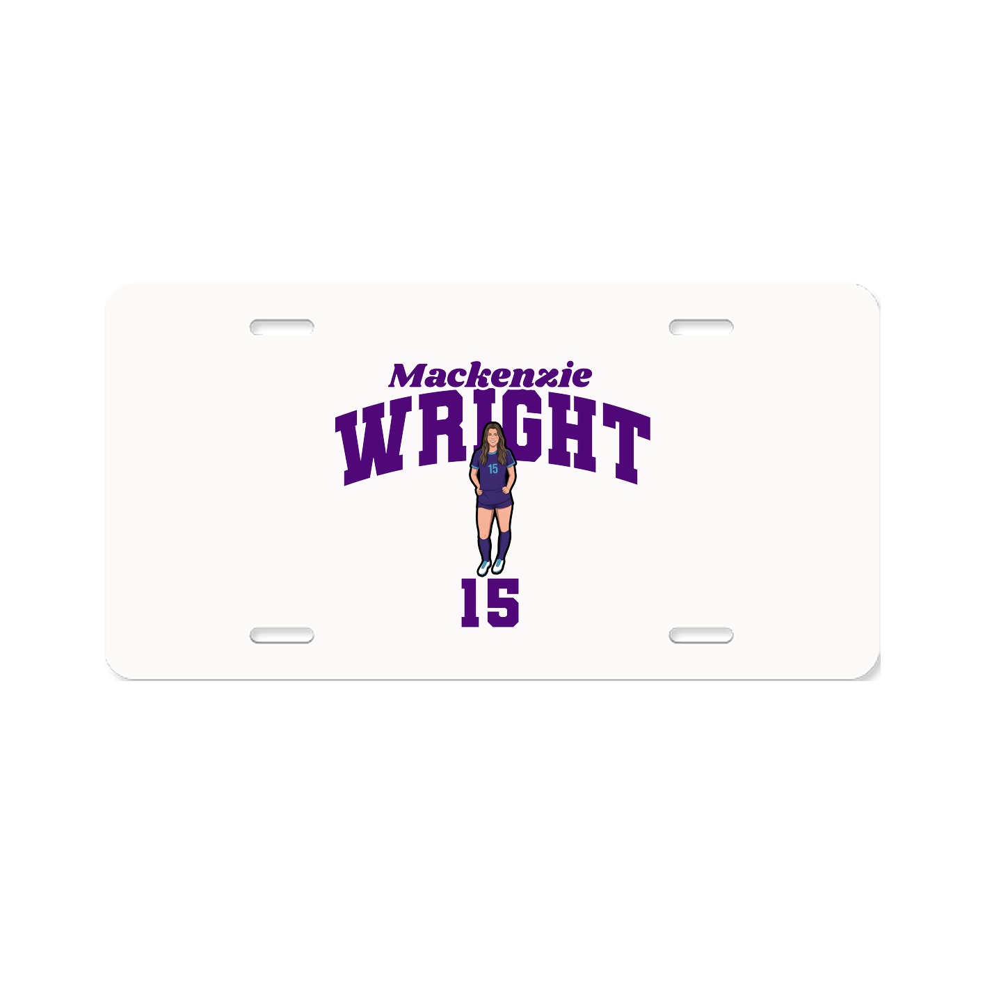 License Plate — Signature Arch in Classic