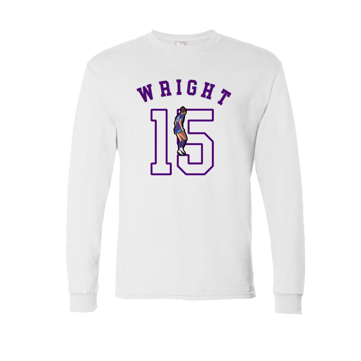 Long Sleeve Tee — Shirsey Arch in White