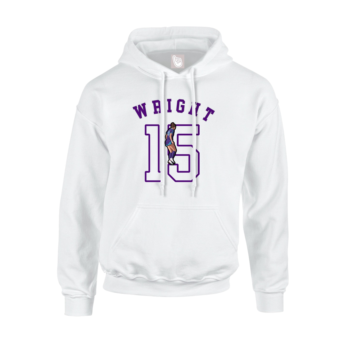 Youth Hoodie — Shirsey Arch in White