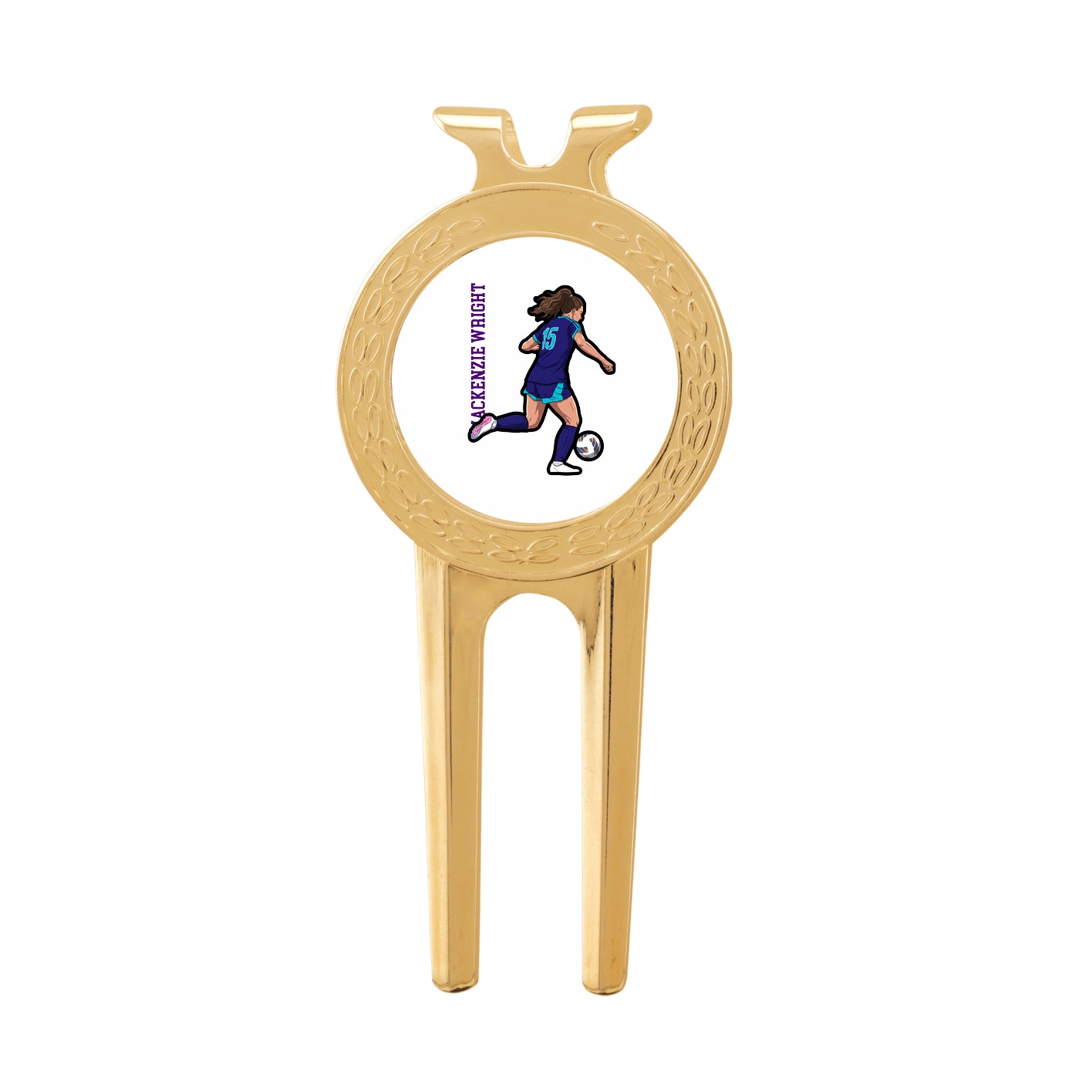 Divot Tool with Ball Marker — Name Vertical in Classic