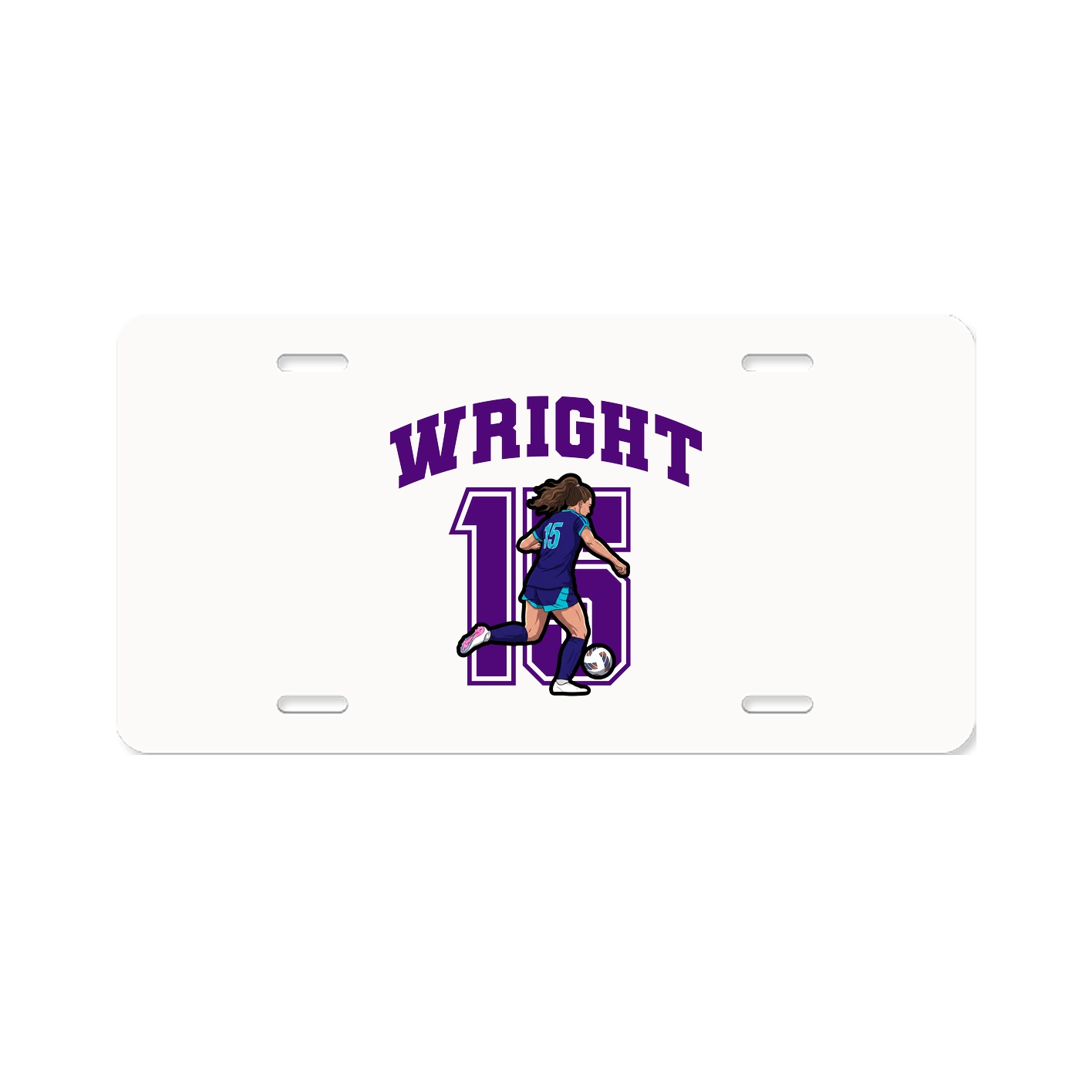License Plate — Number in Classic