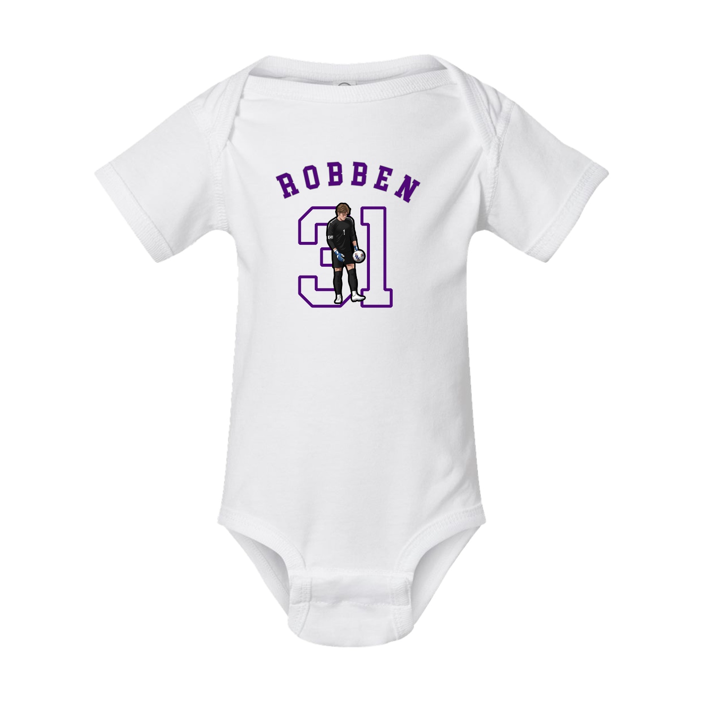 Baby Onesie — Shirsey Arch in White
