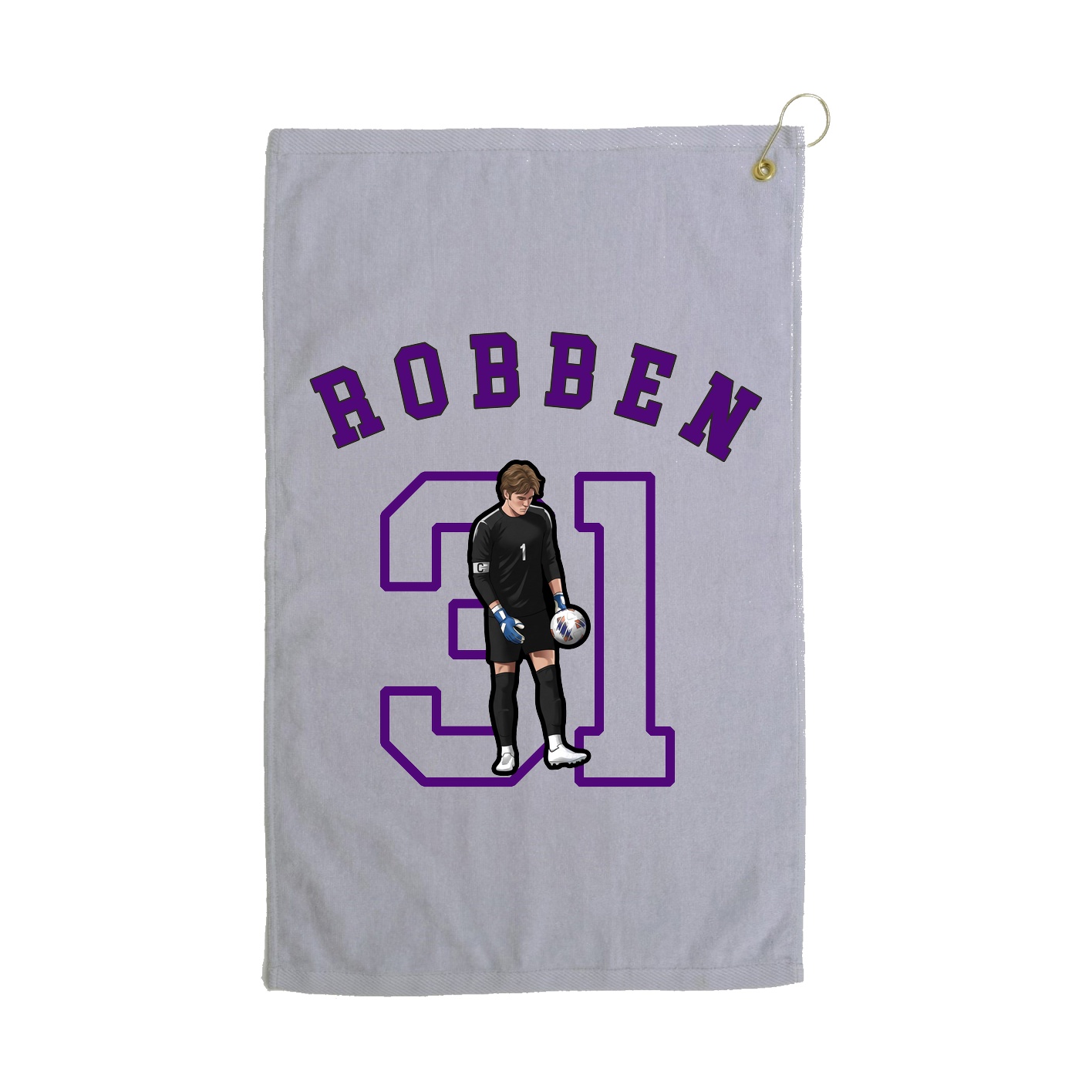 Golf Towel — Shirsey Arch in Grey