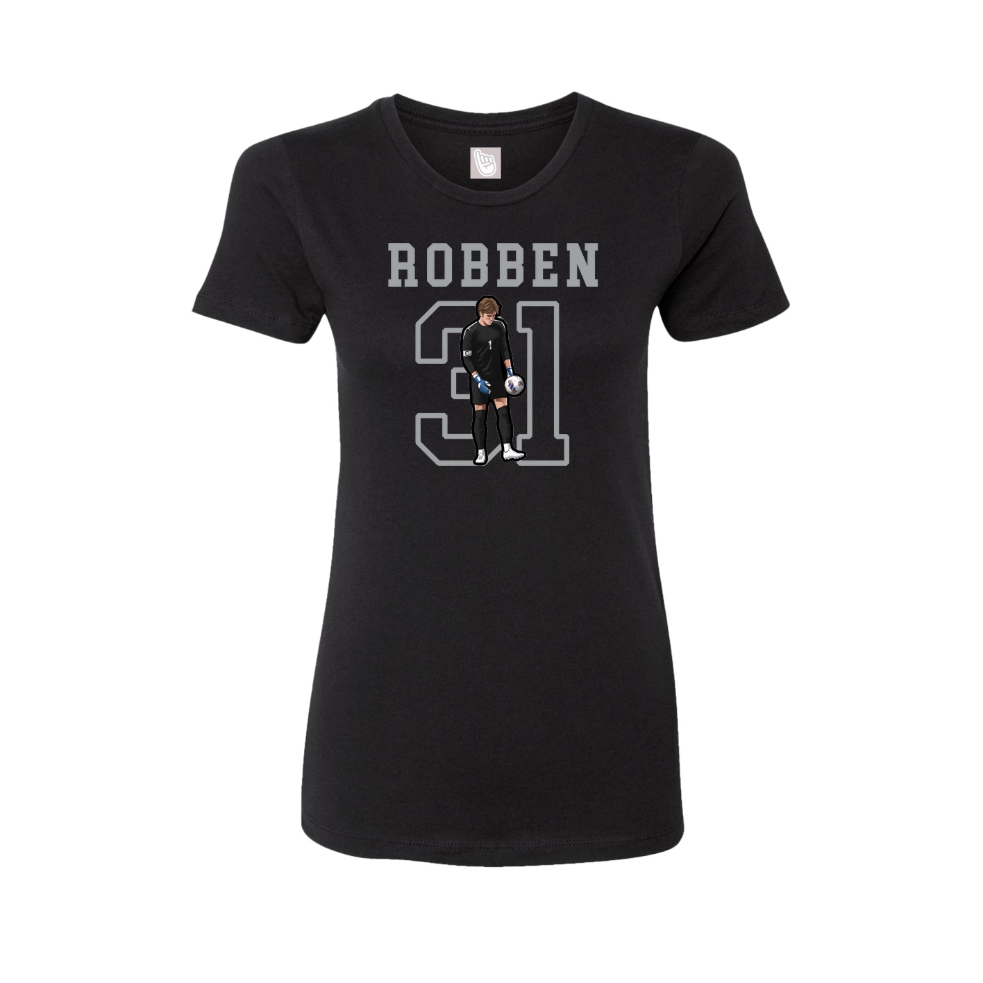 Fitted Women's Tee — Shirsey in Black