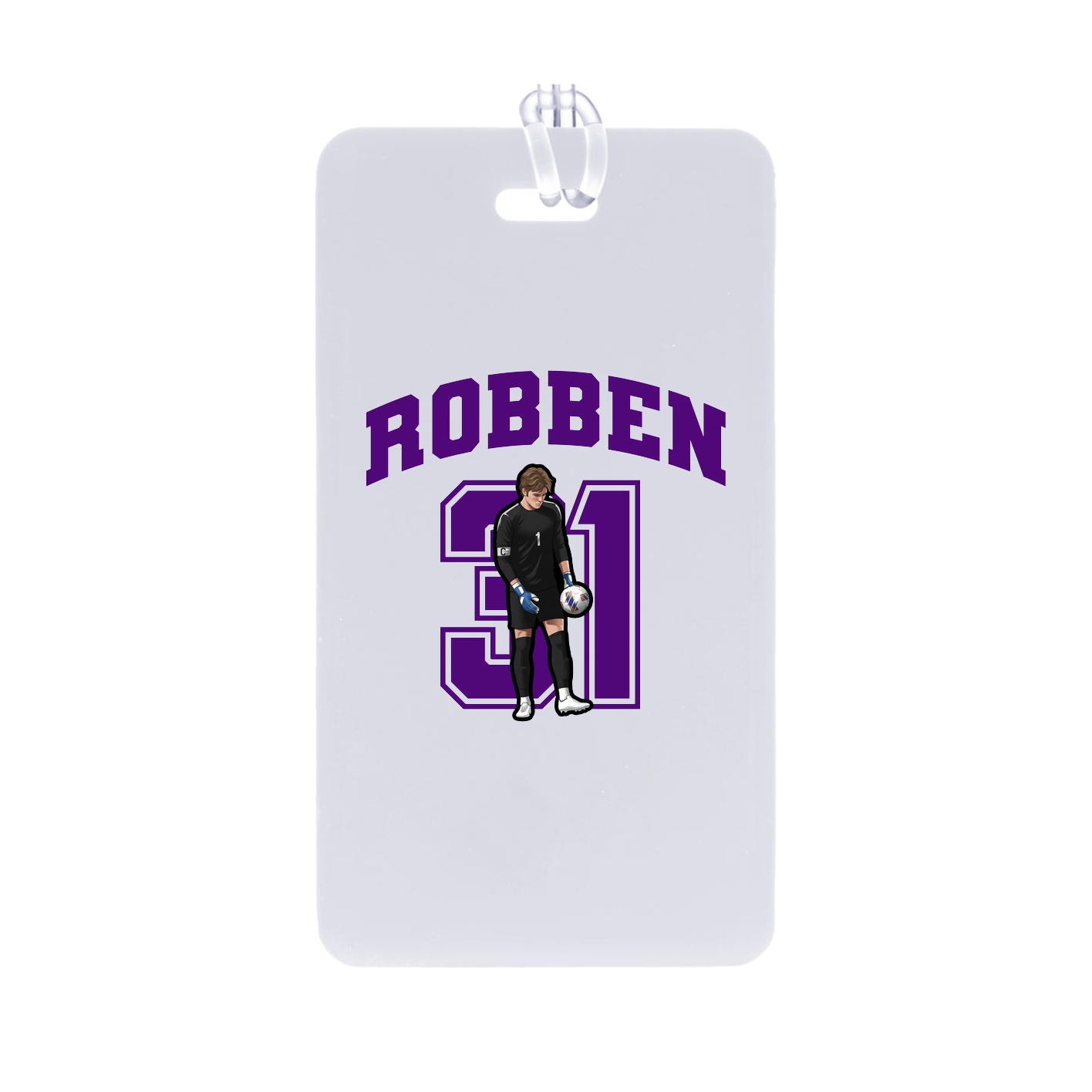 Bag Tag — Number in Classic