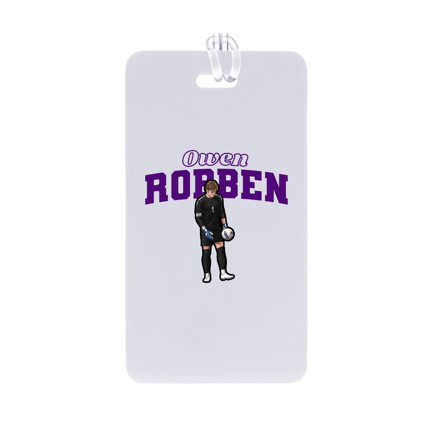 Bag Tag — Name Arch in Classic