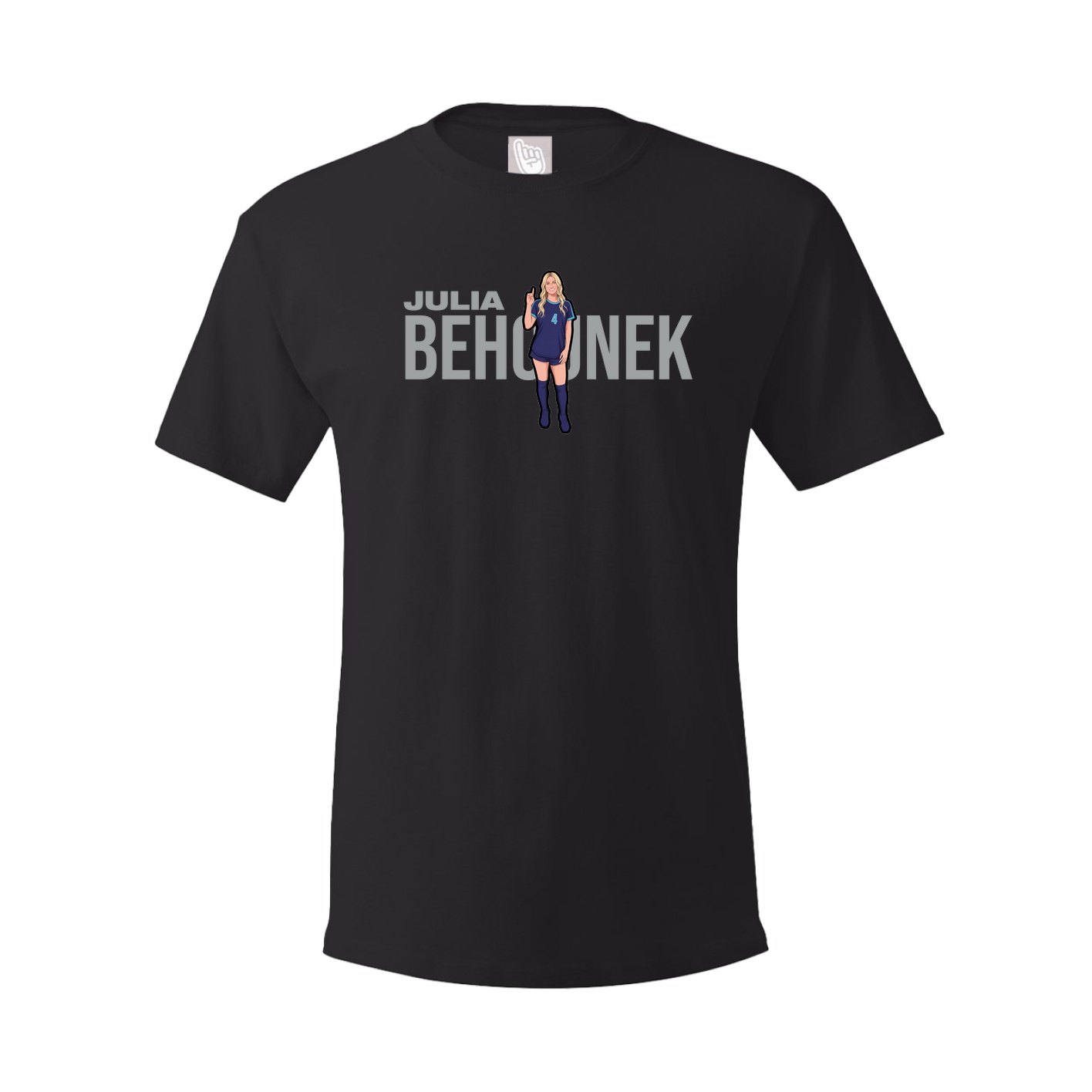 Youth Tee — Player Name in Black