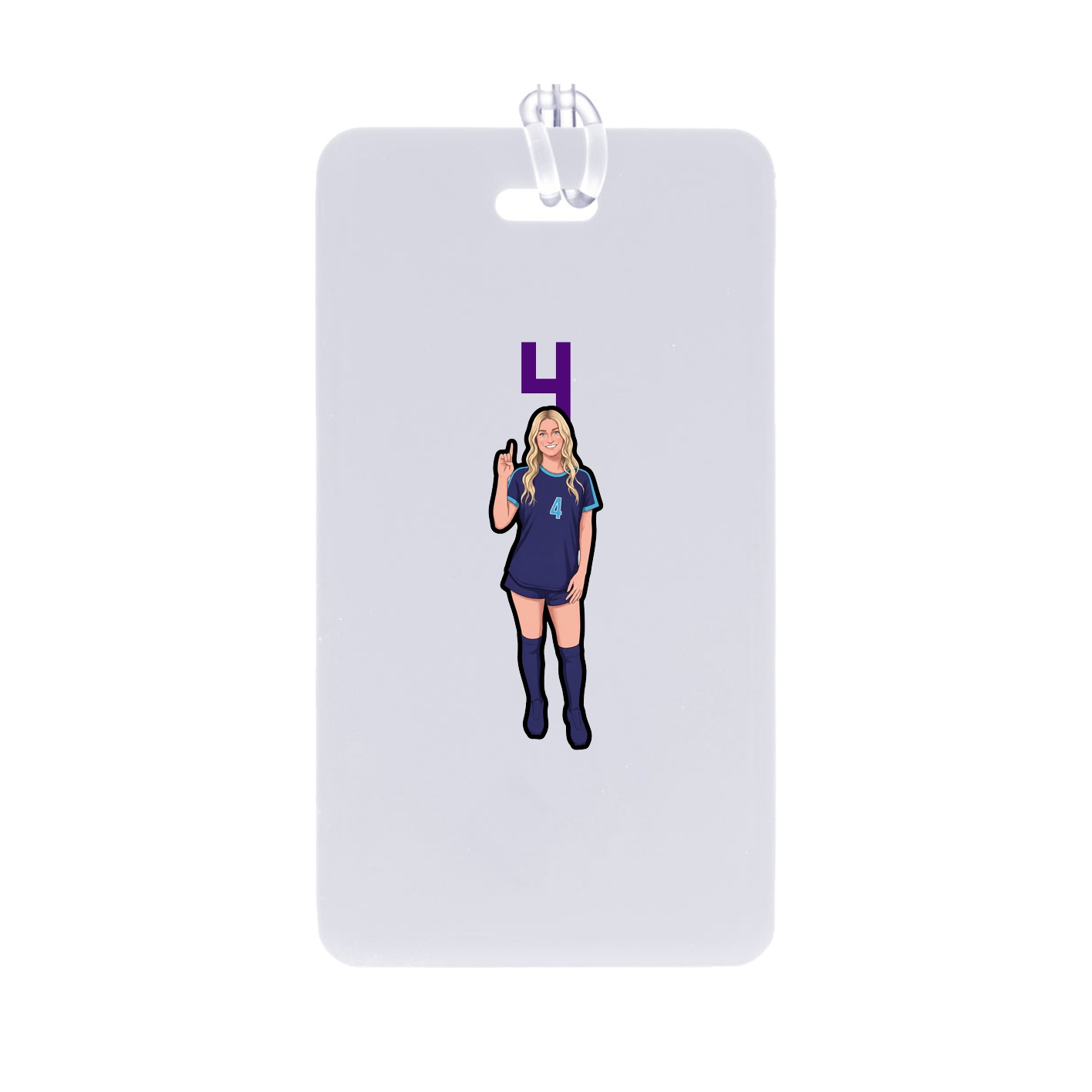Bag Tag — Number Top in Classic