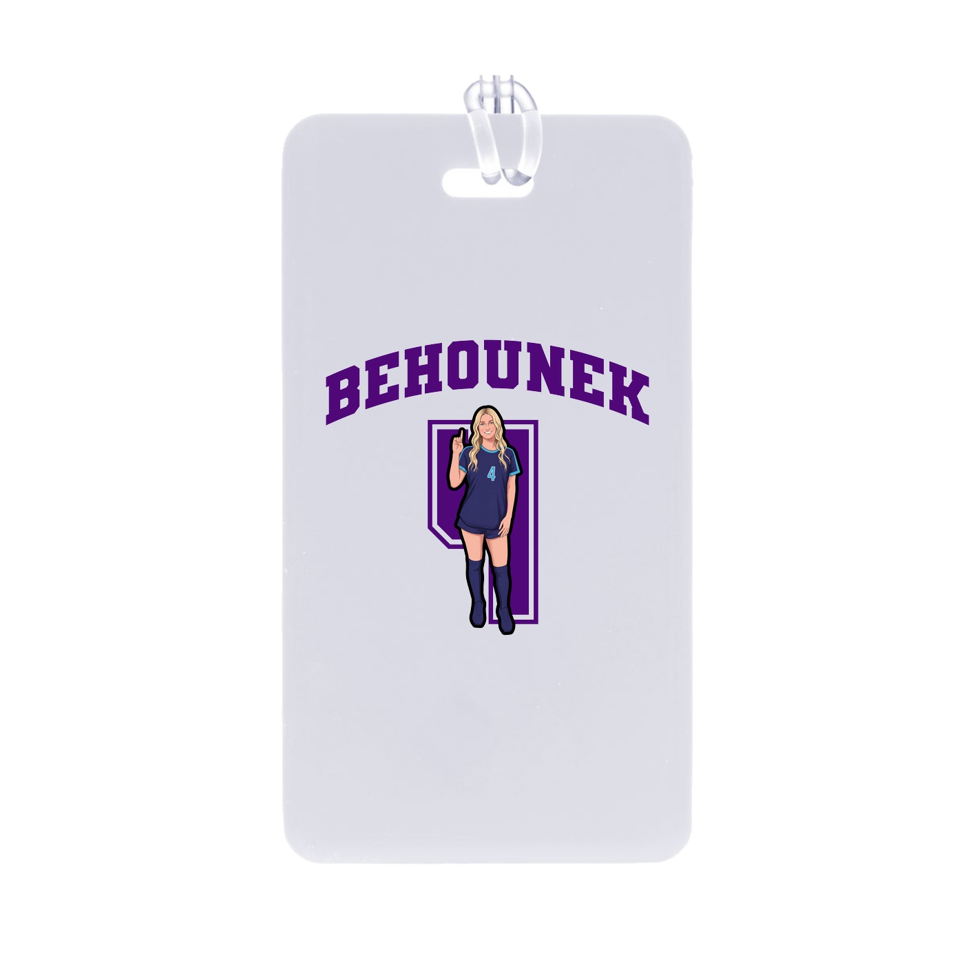 Bag Tag — Number in Classic
