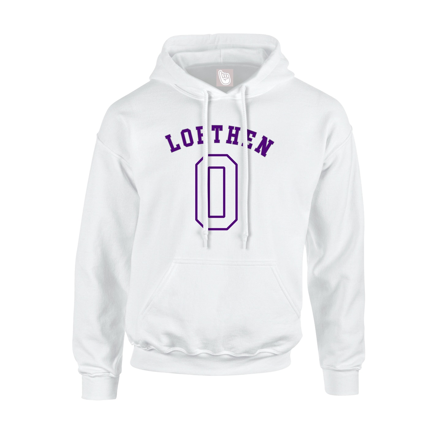 Hoodie — Shirsey Arch in White