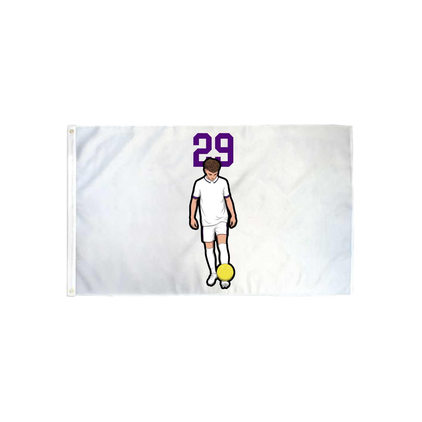 3x5 Flag — Number Top in Classic