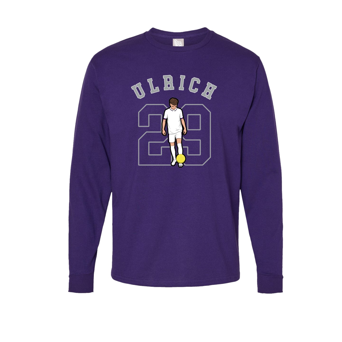 Long Sleeve Tee — Shirsey Arch in Purple