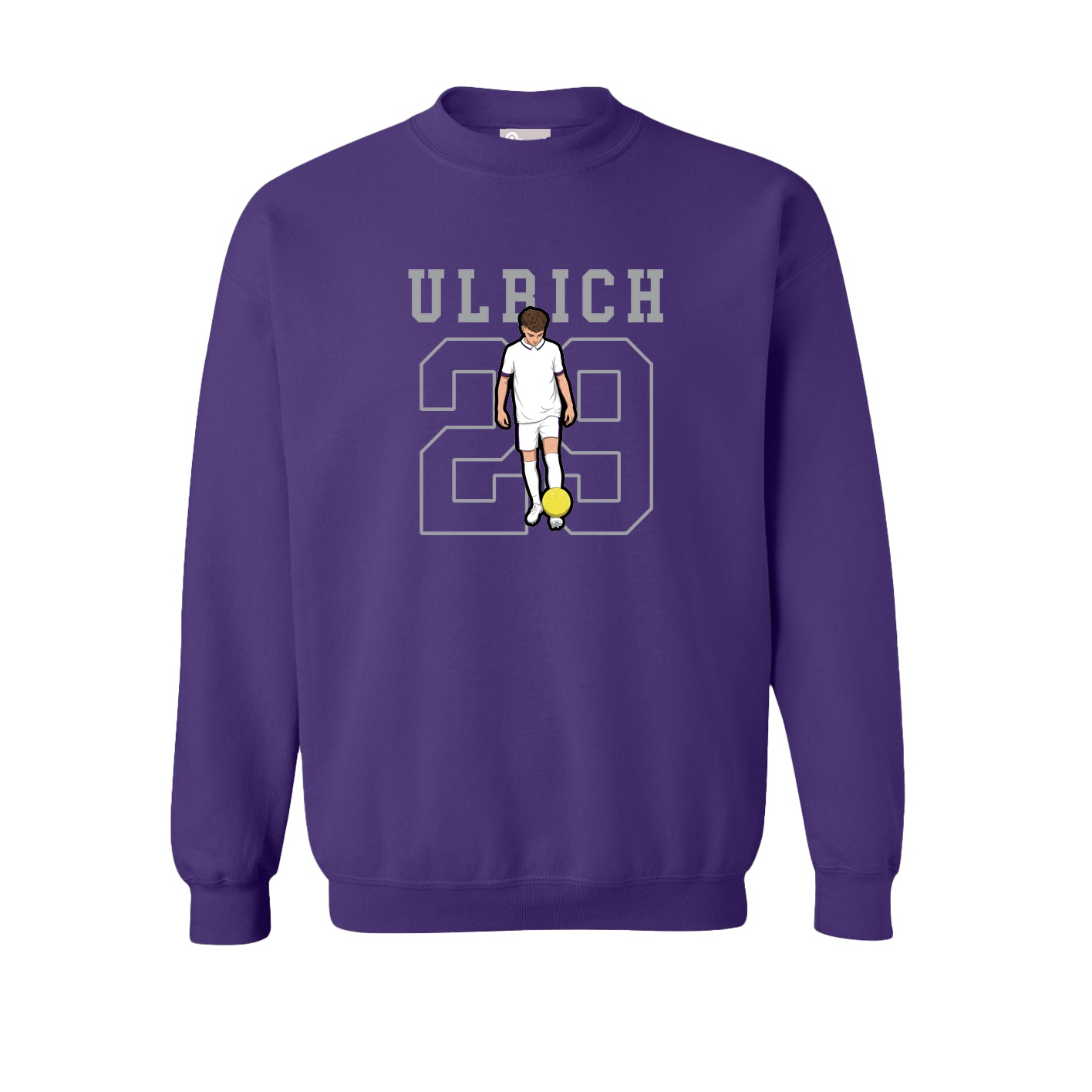 Fleece Crew — Shirsey in Purple